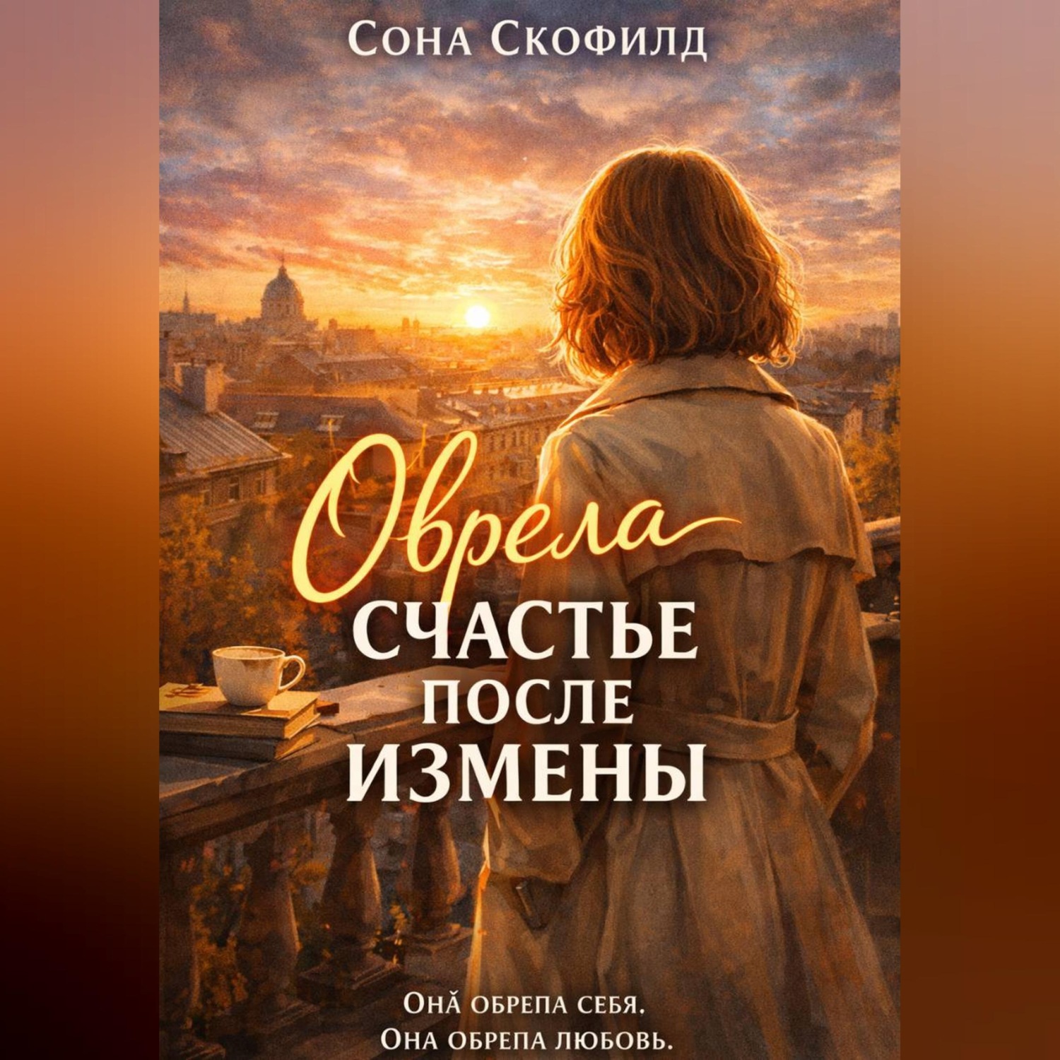 Обложка книги «Обрела счастье после измены»