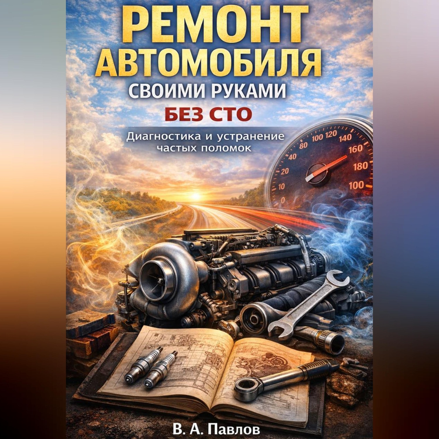 Обложка книги «Ремонт автомобиля своими руками без СТО диагностика и устранение частых поломок»
