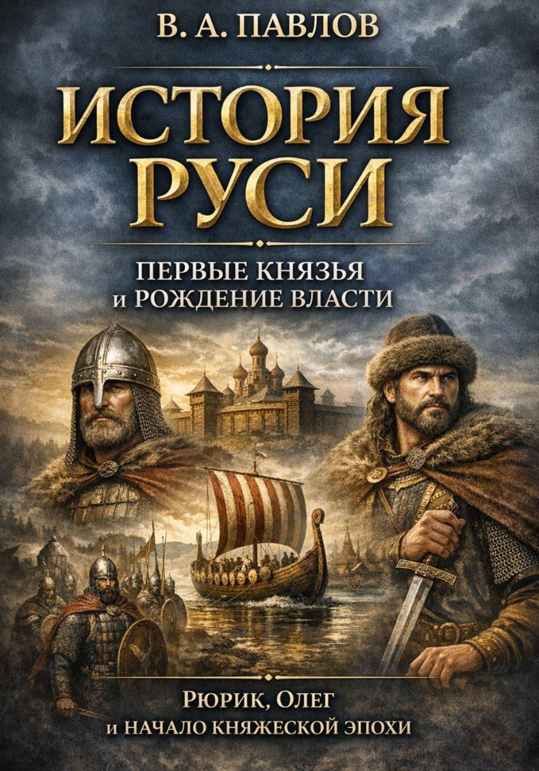 Обложка книги «История Руси: первые князья и рождение власти Рюрик, Олег и начало княжеской эпохи»
