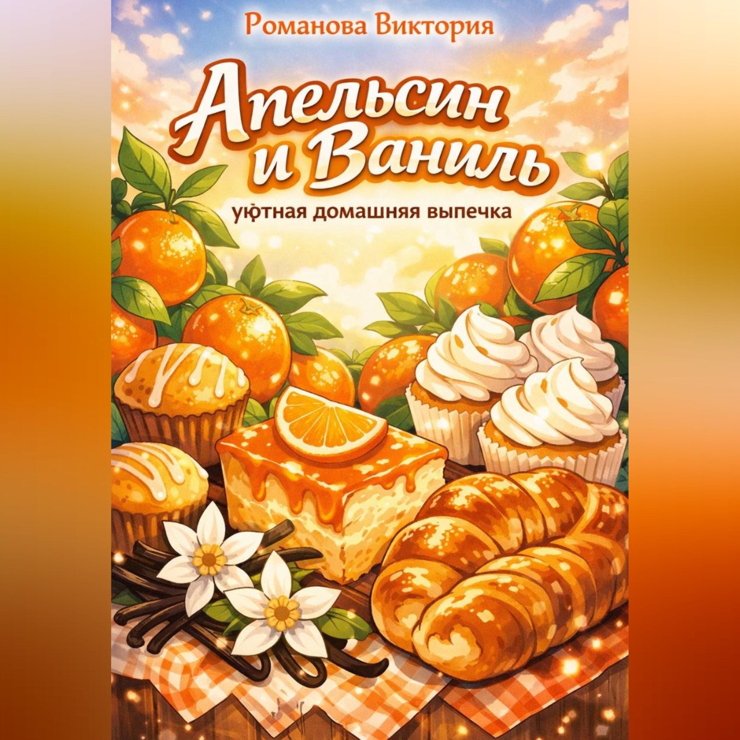 Обложка книги «Апельсин и ваниль: уютная домашняя выпечка»