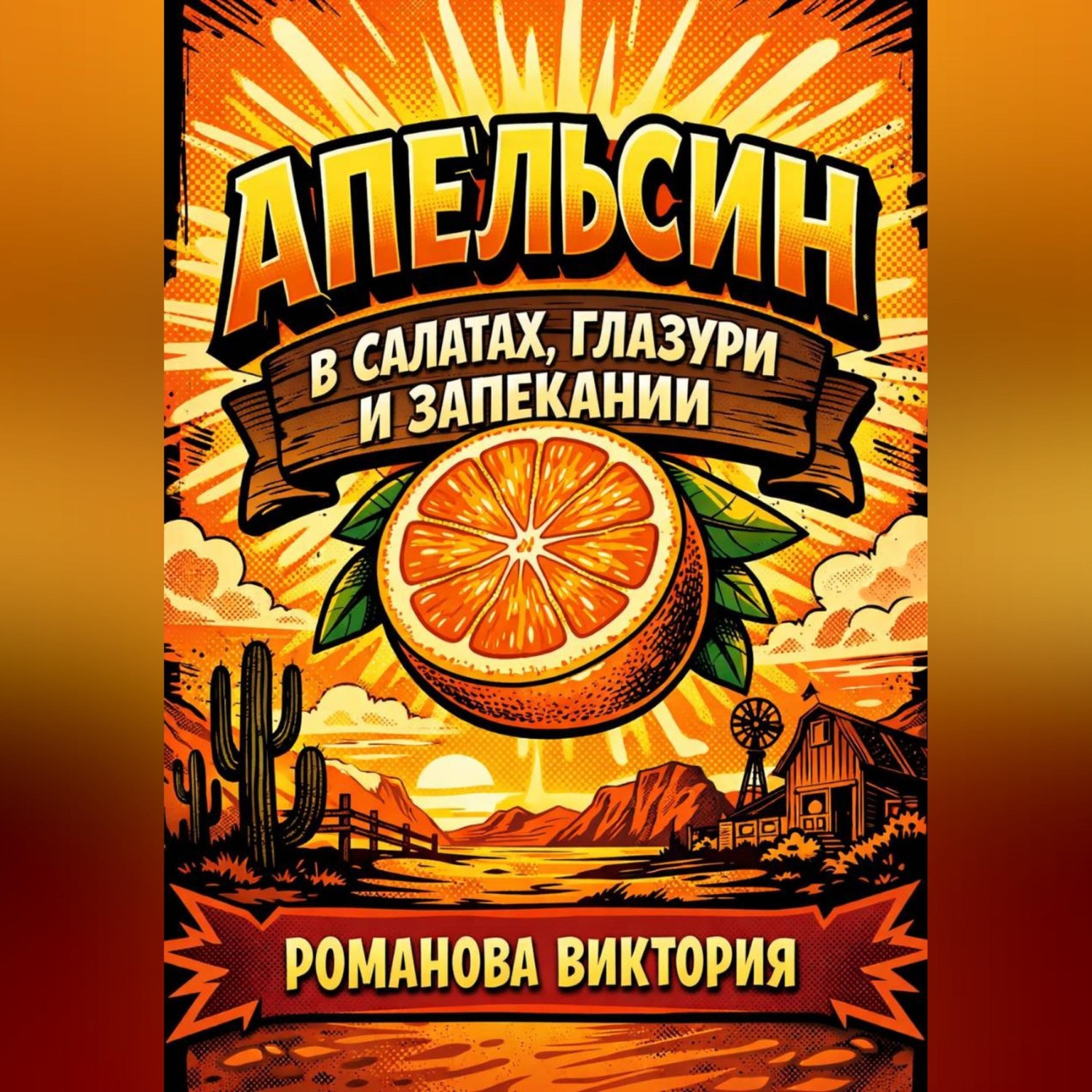 Обложка книги «Апельсин в салатах, глазури и запекании»