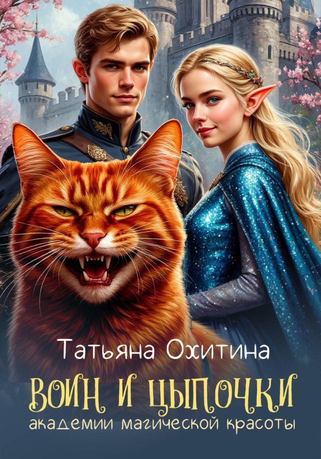 Обложка книги «Воин и цыпочки академии магической красоты»