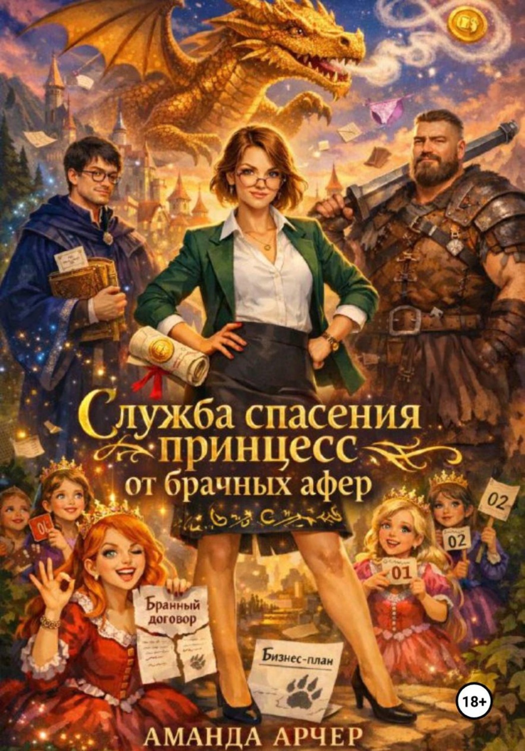 Обложка книги «Служба спасения принцесс от брачных афер»