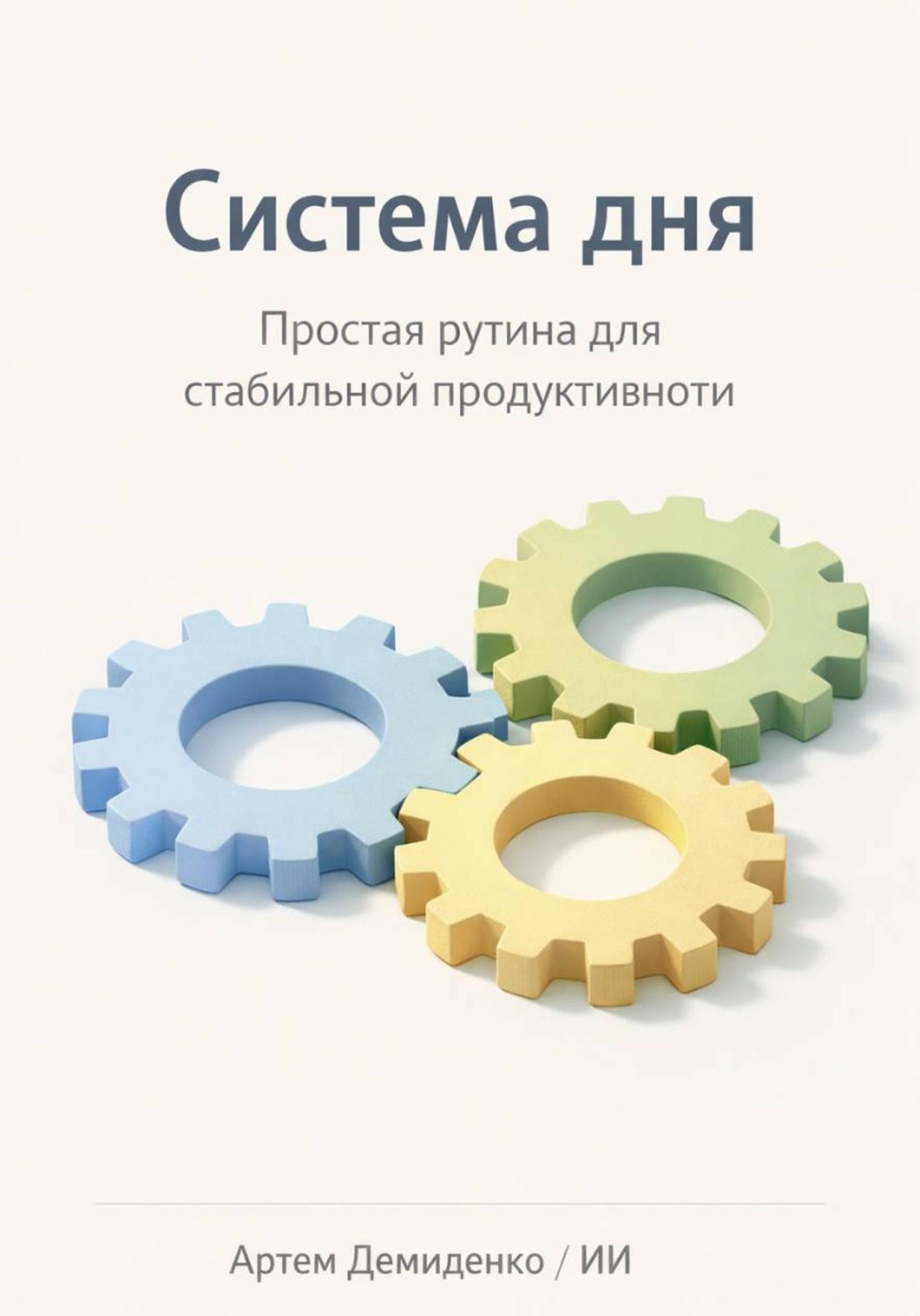 Обложка книги «Система дня: Простая рутина для стабильной продуктивности»