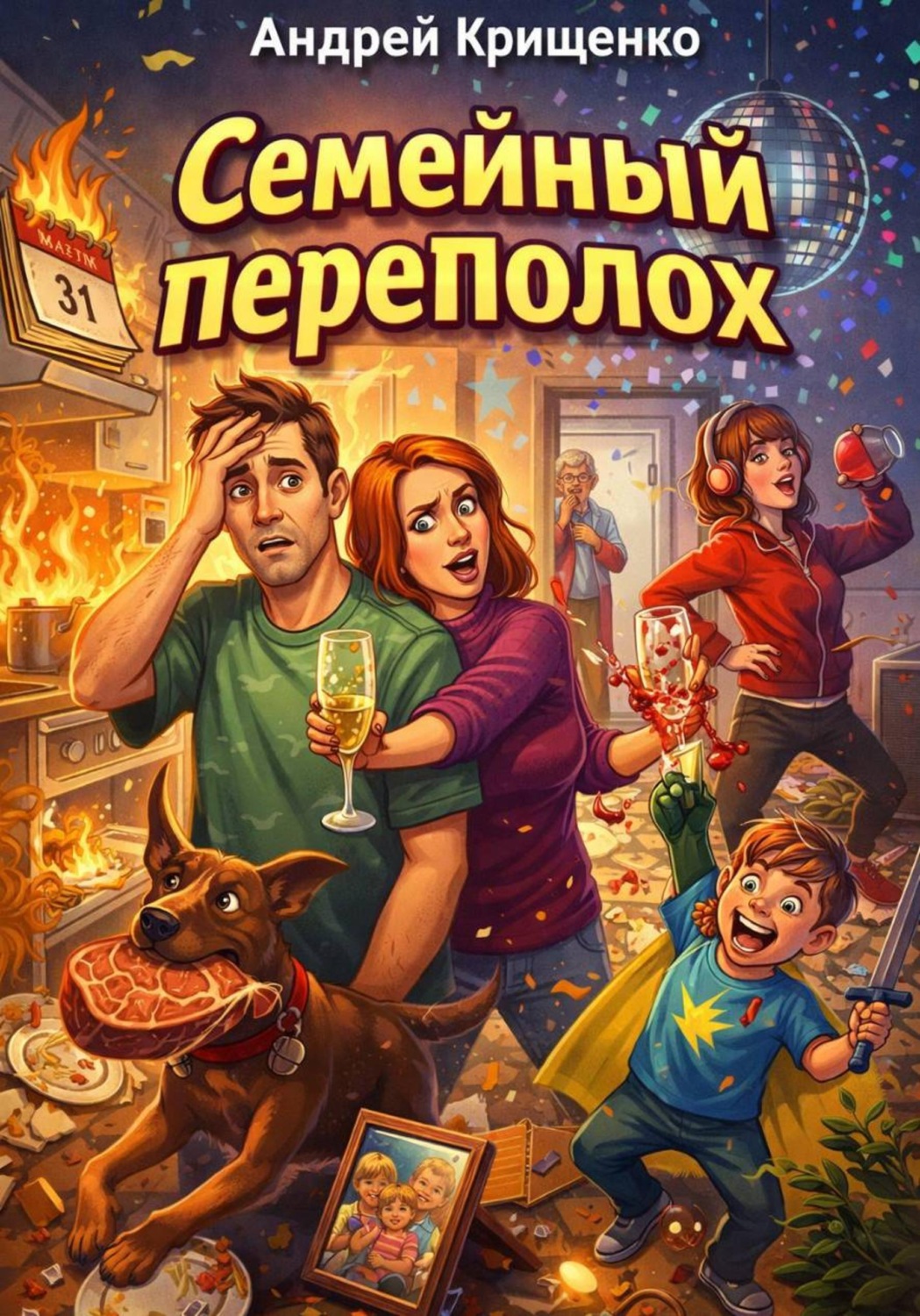 Обложка книги «Семейный переполох»