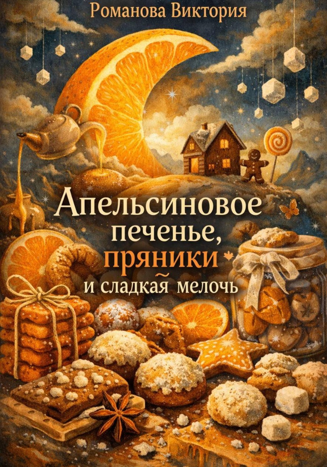 Обложка книги «Апельсиновое печенье, пряники и сладкая мелочь»