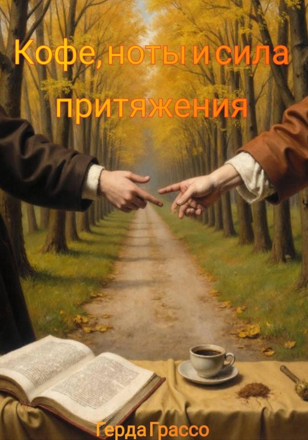 Обложка книги «Кофе, ноты и сила притяжения»