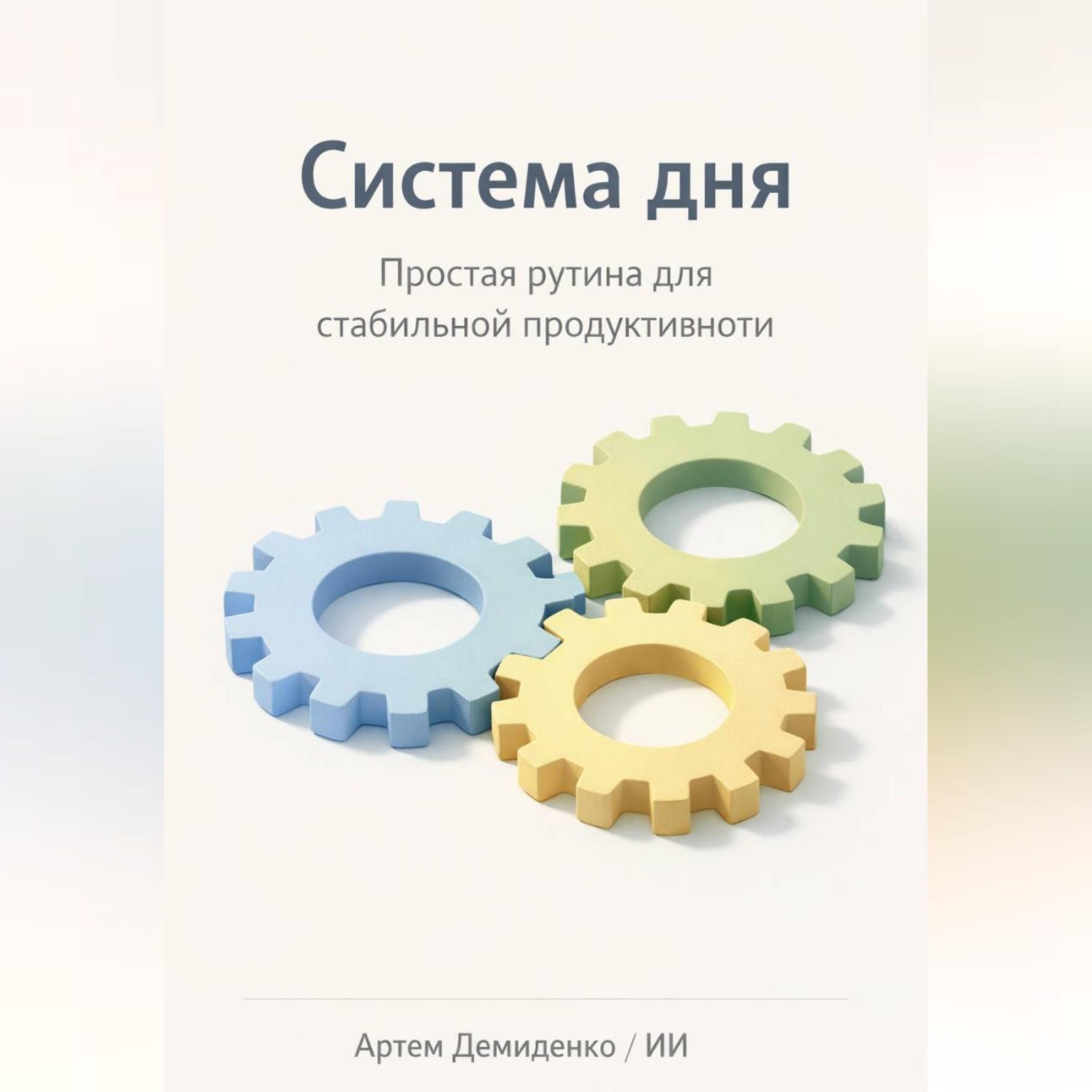 Обложка книги «Система дня: Простая рутина для стабильной продуктивности»