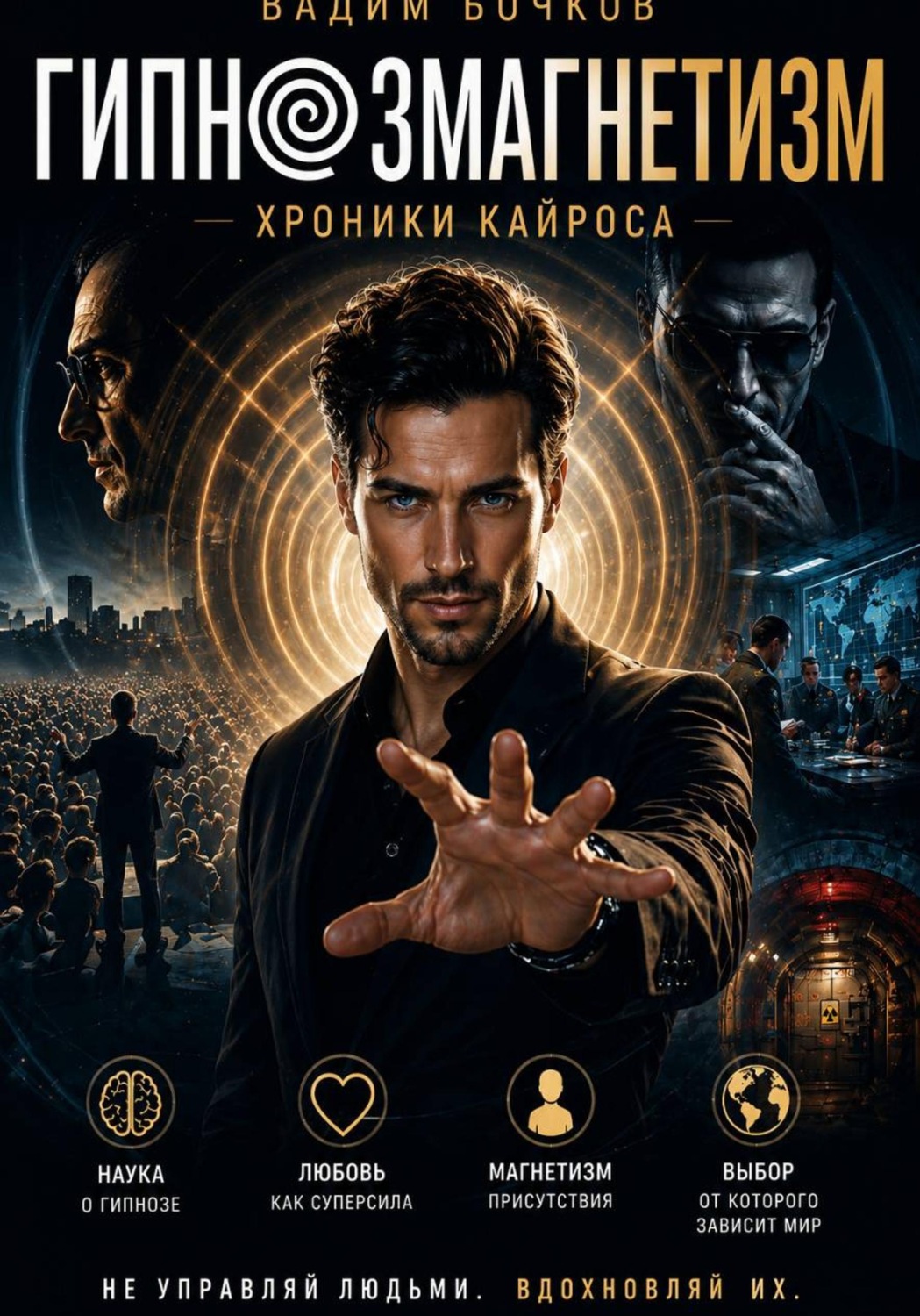 Обложка книги «Гипнозмагнетизм. Хроники Кайроса»