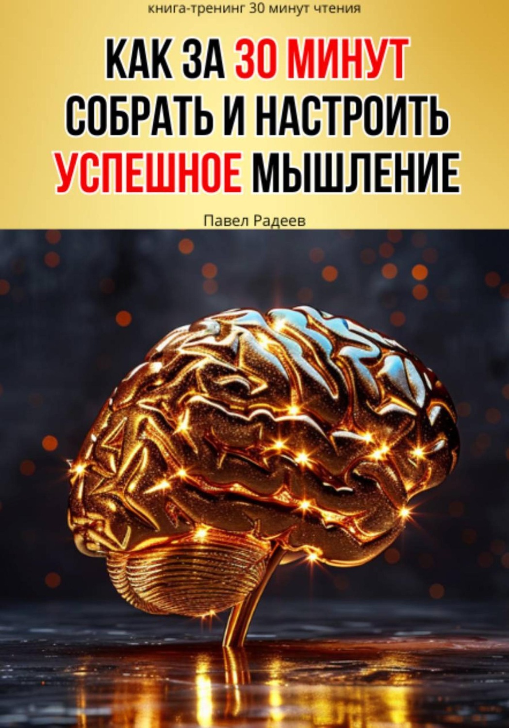 Обложка книги «Как за 30 минут собрать и настроить успешное мышление»