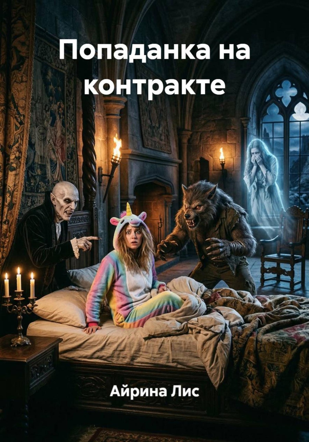 Обложка книги «Попаданка на контракте»