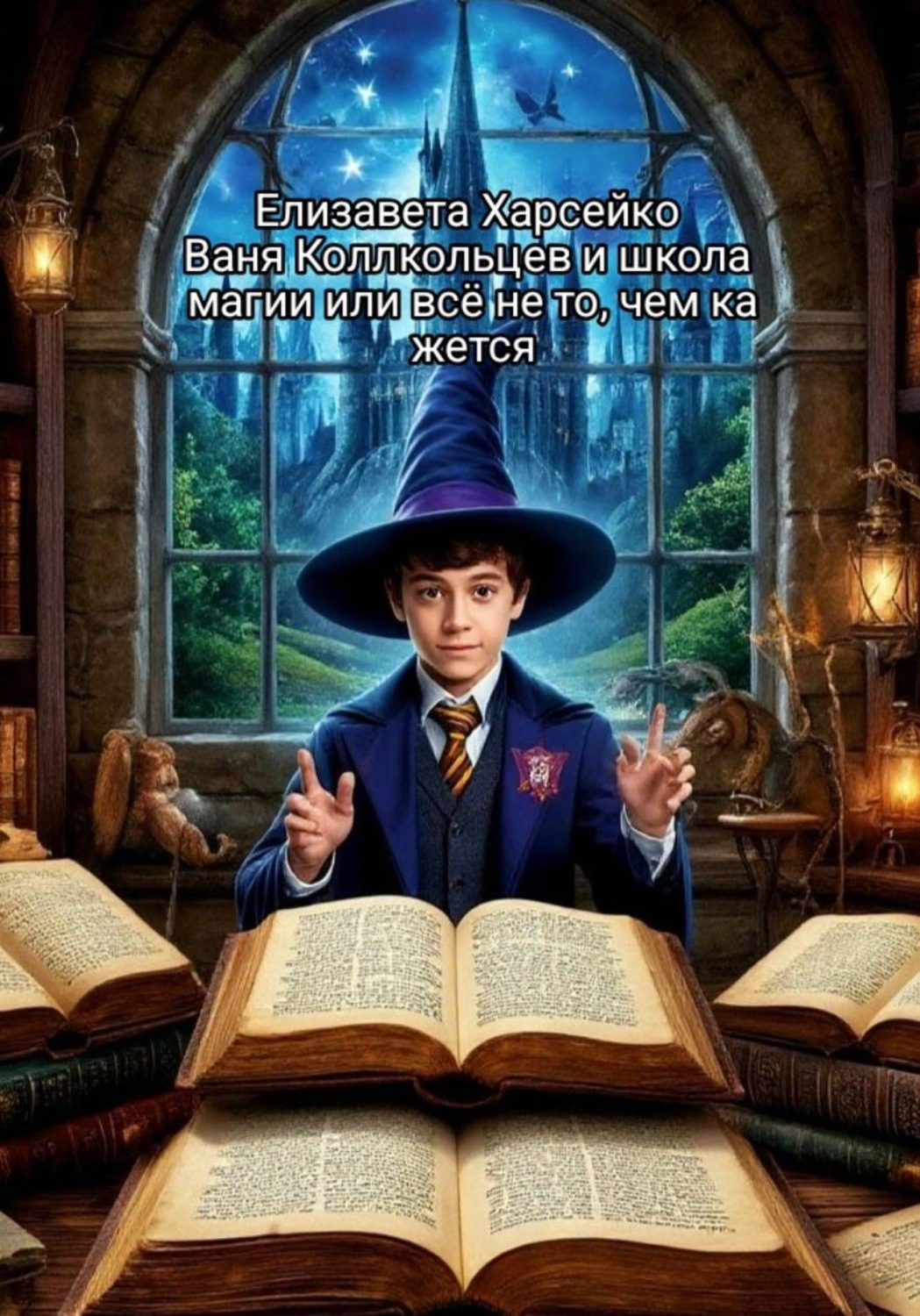 Обложка книги «Ваня Колокольцев и школа магии или всё не то, чем кажется»