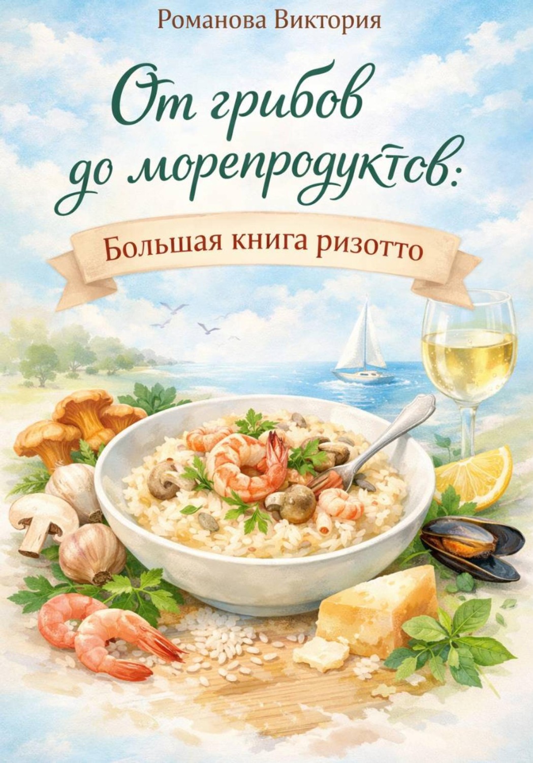Обложка книги «От грибов до морепродуктов: большая книга ризотто»
