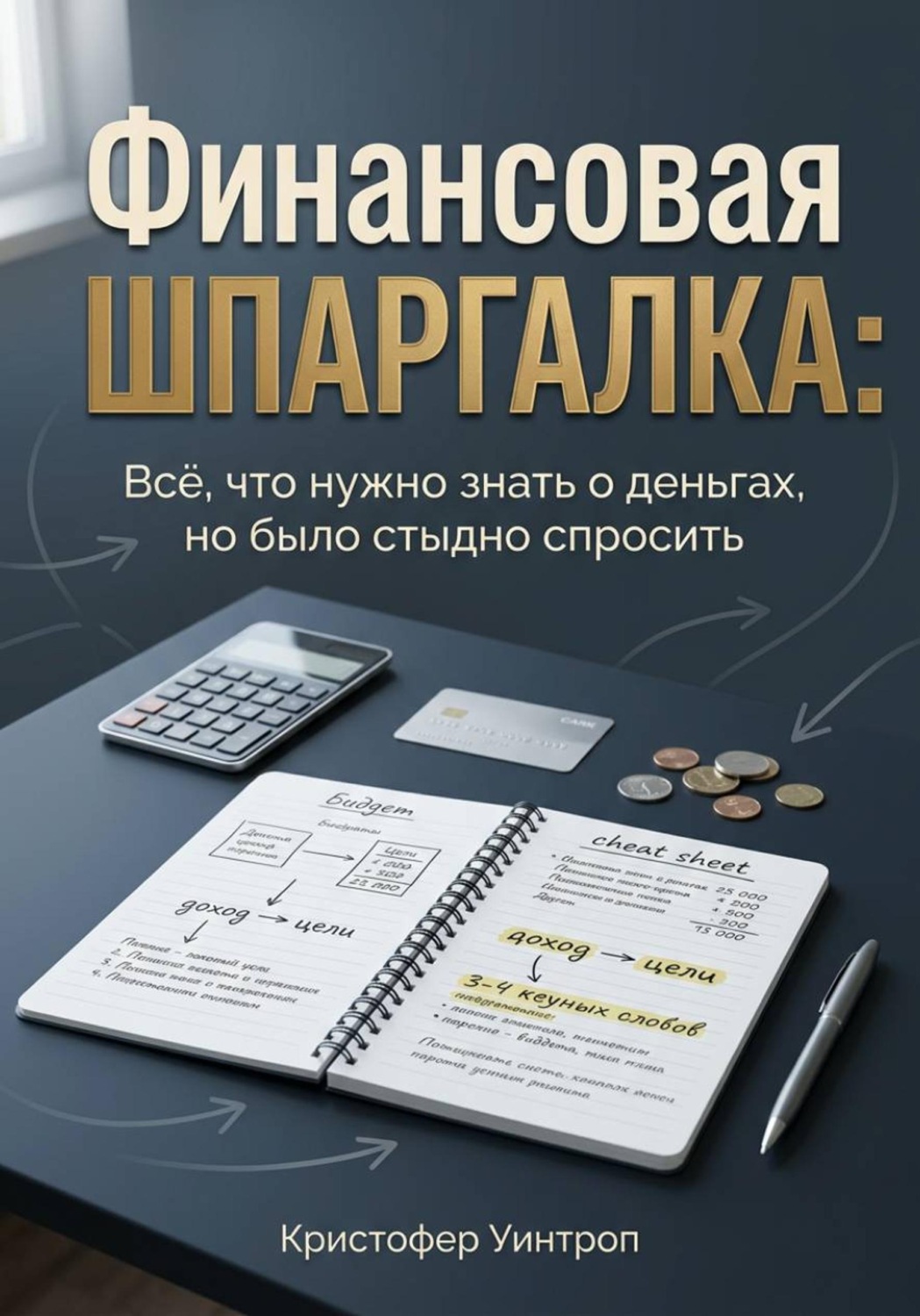 Обложка книги «Финансовая шпаргалка: Всё, что нужно знать о деньгах, но было стыдно спросить»