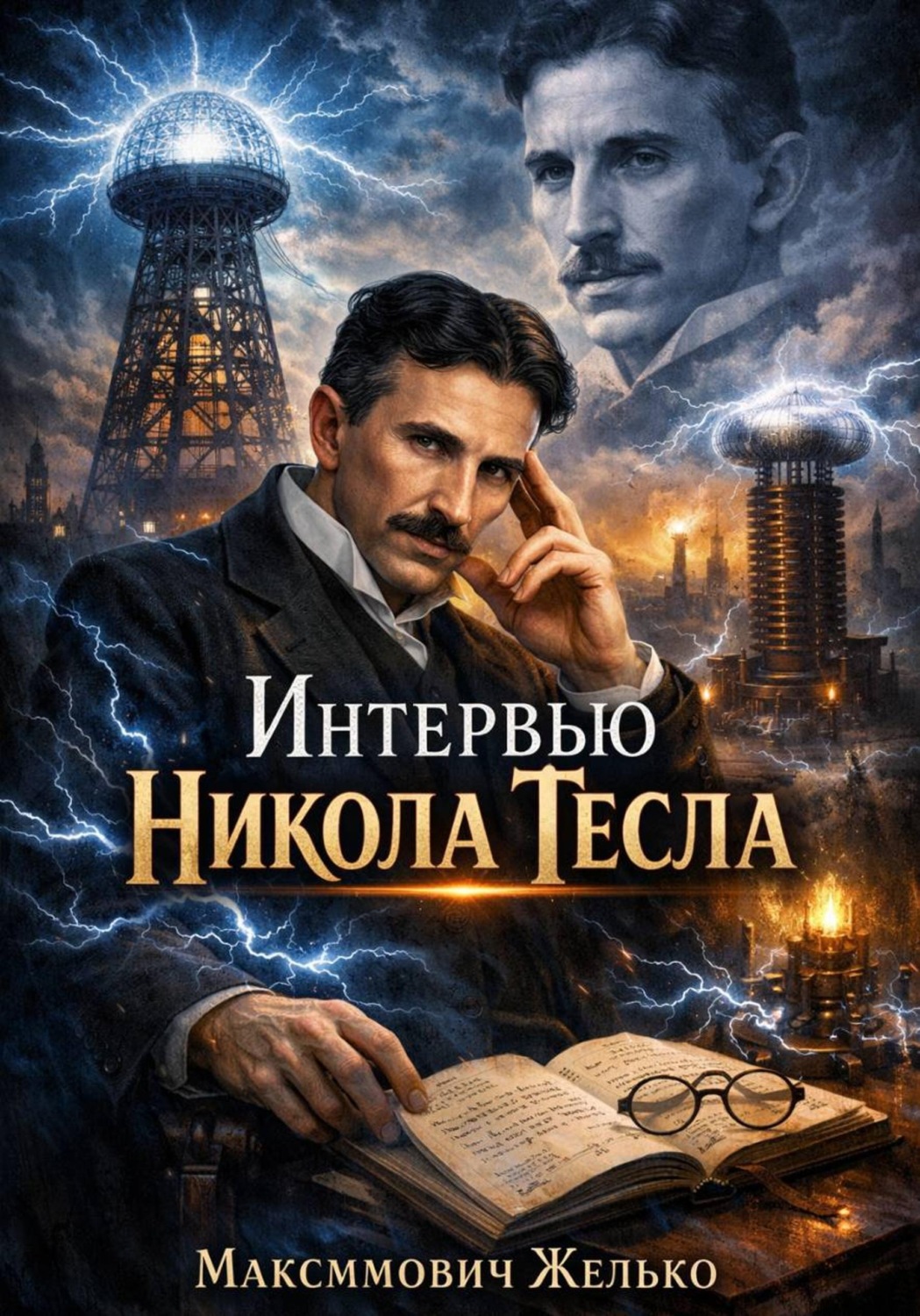 Обложка книги «Интервью, Никола Тесла»