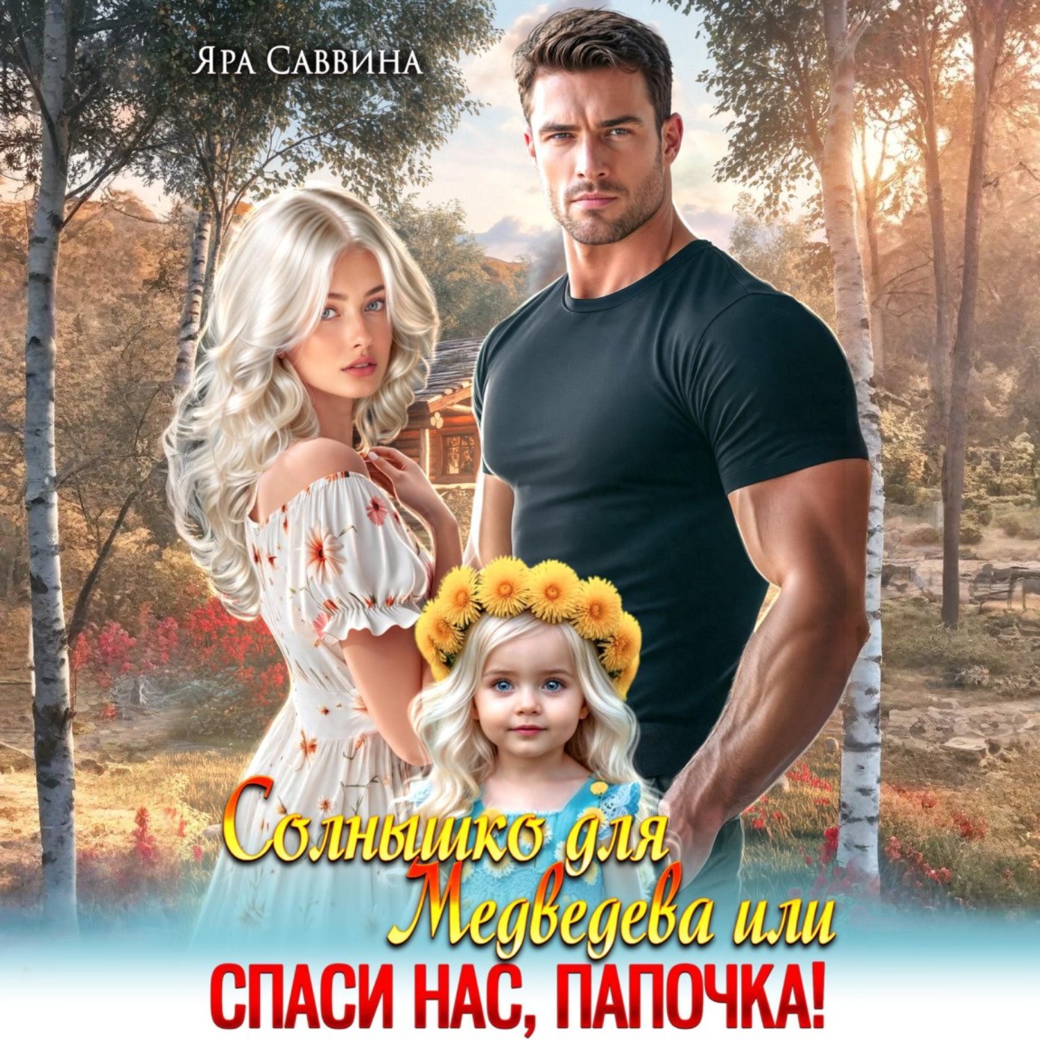 Обложка книги «Солнышко для Медведева, или Спаси нас, папочка!»