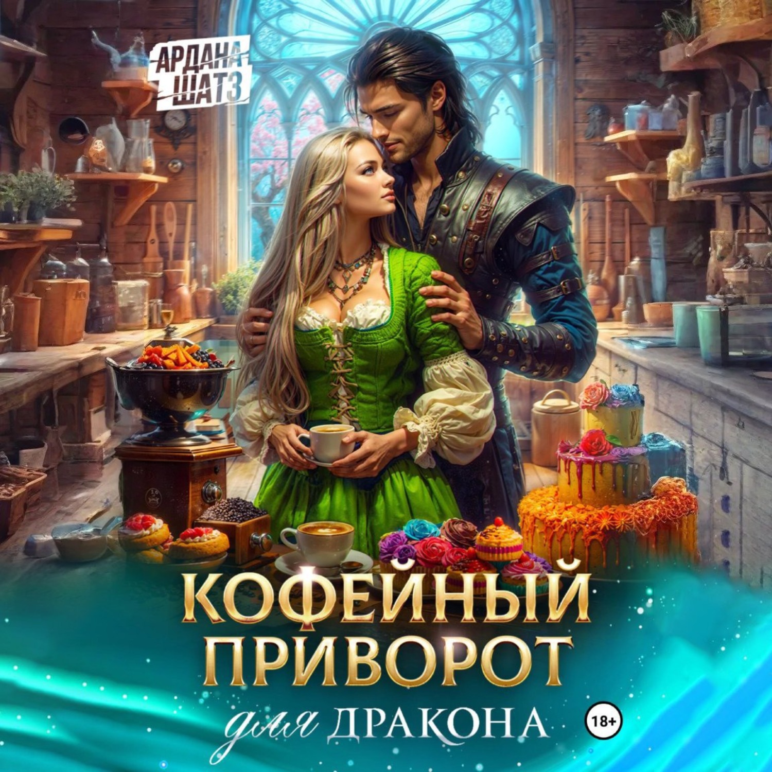 Обложка книги «Кофейный приворот для дракона»