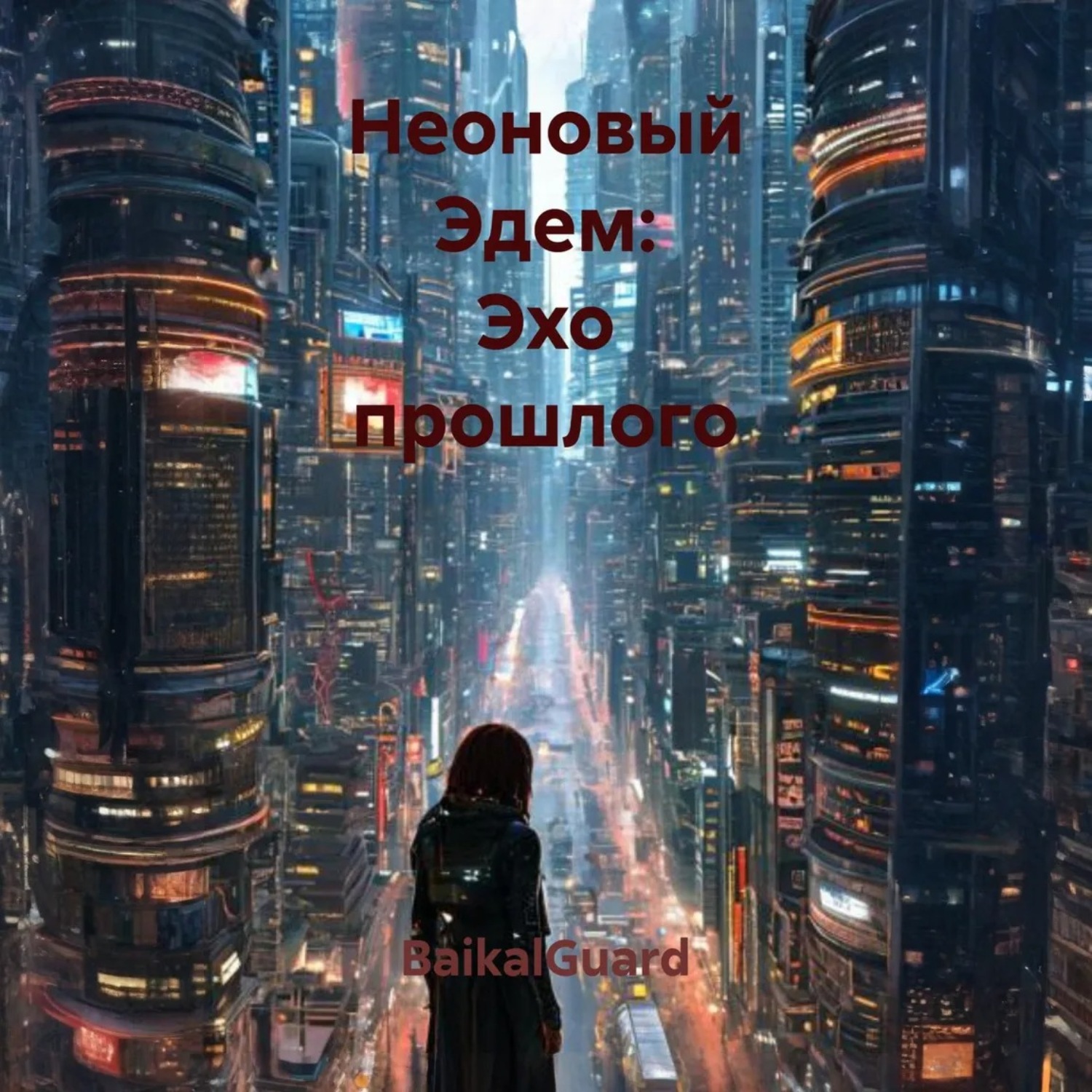 Обложка книги «Неоновый Эдем: Эхо прошлого»