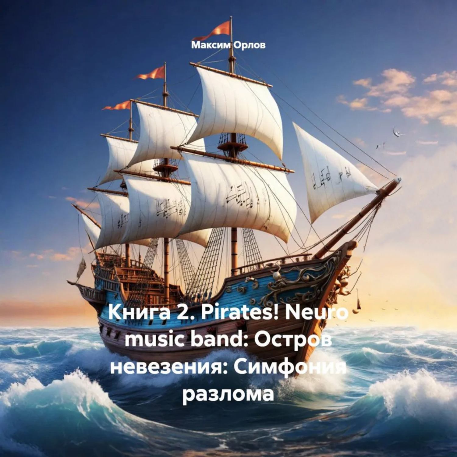 Обложка книги «Книга 2. Pirates! Neuro music band: Остров невезения: Симфония разлома»