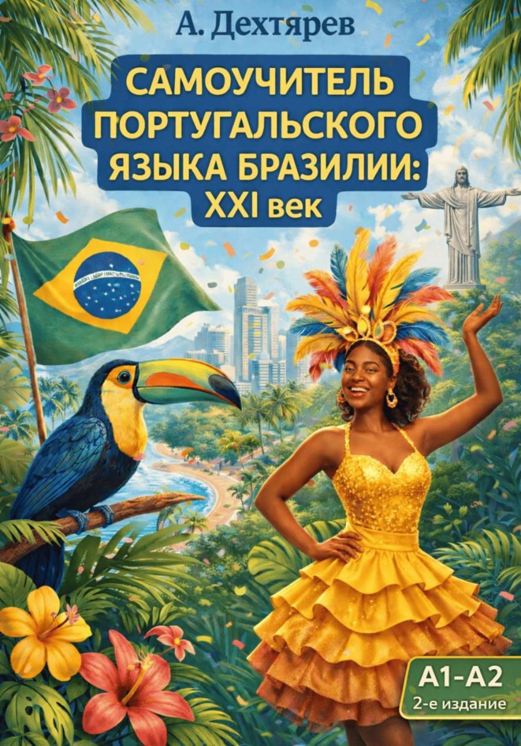 Обложка книги «Португальский язык Бразилии: XXI век. Уровень A1-A2. 2-e издание»