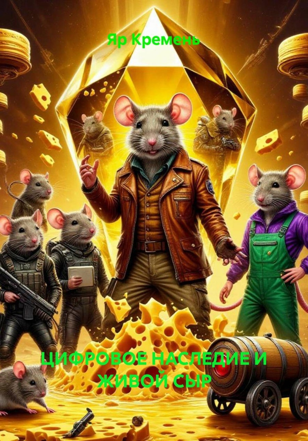 Обложка книги «Цифровое наследие и живой сыр»