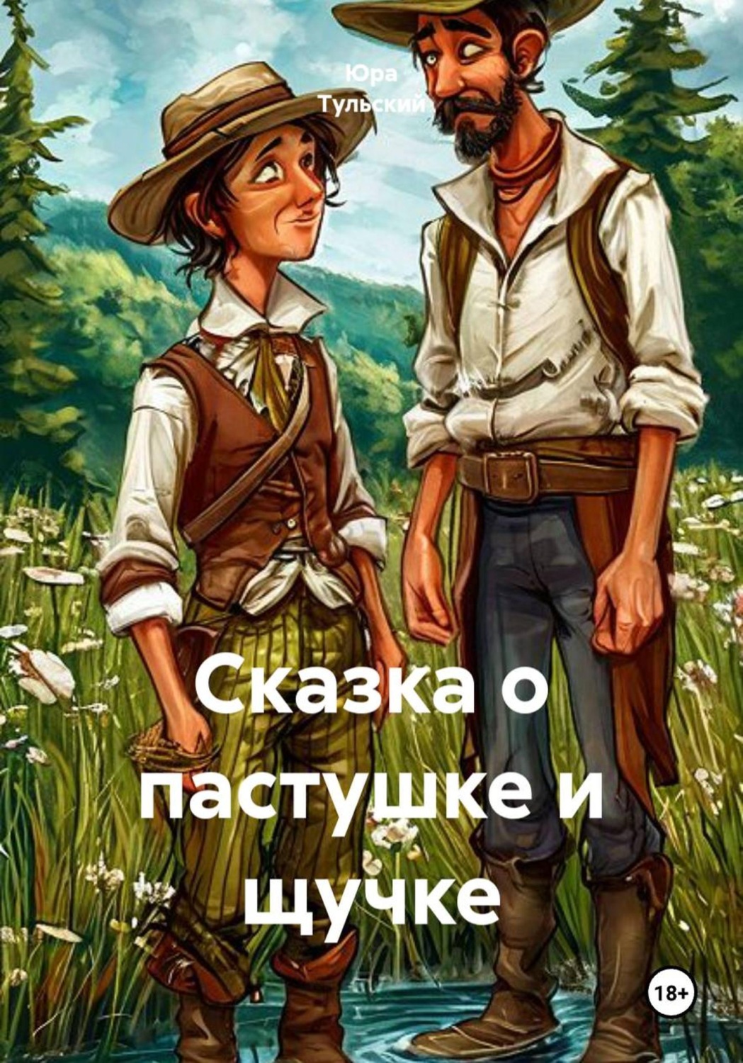 Обложка книги «Сказка о пастушке и щучке»