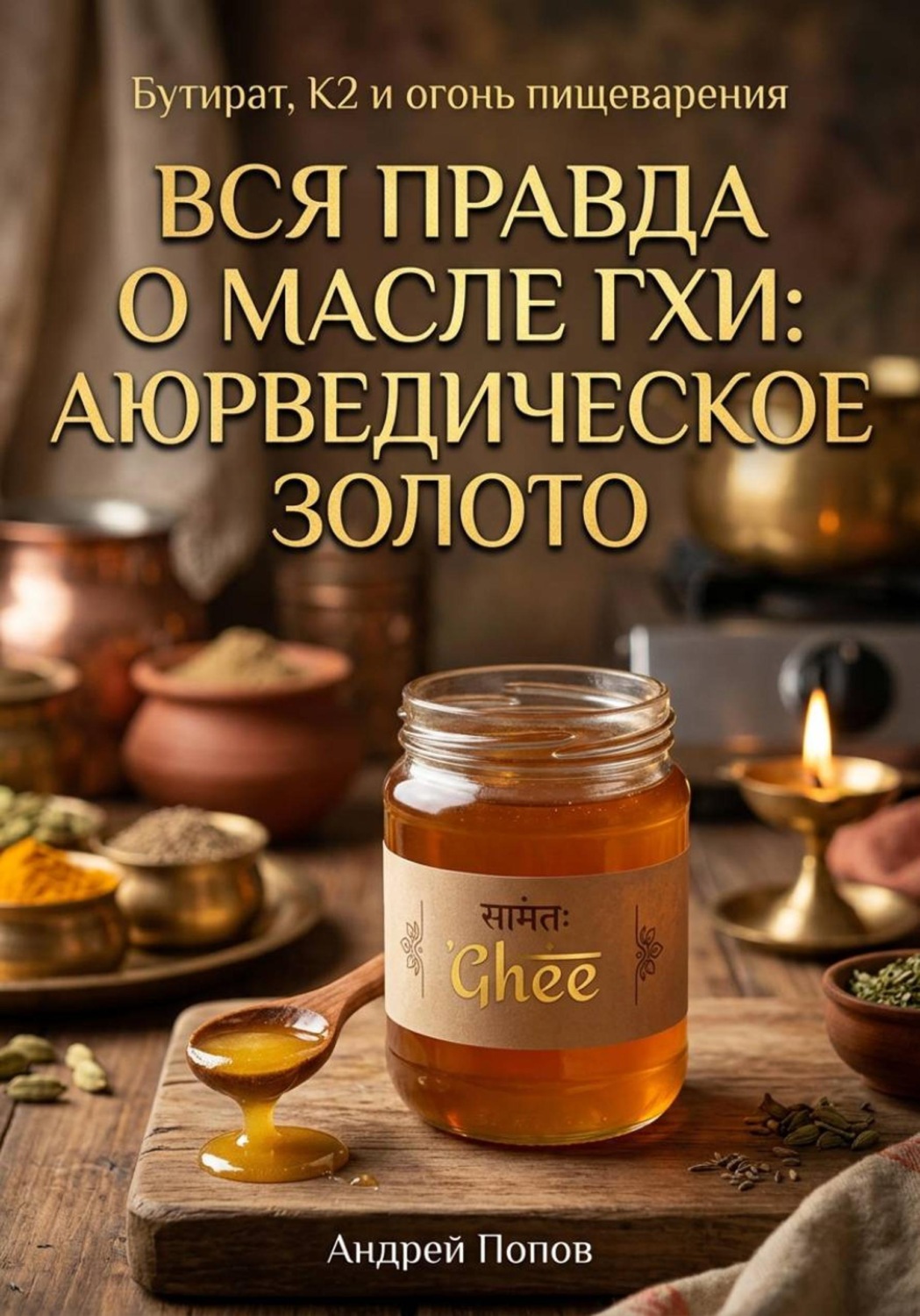 Обложка книги «Вся правда о масле гхи: аюрведическое золото»