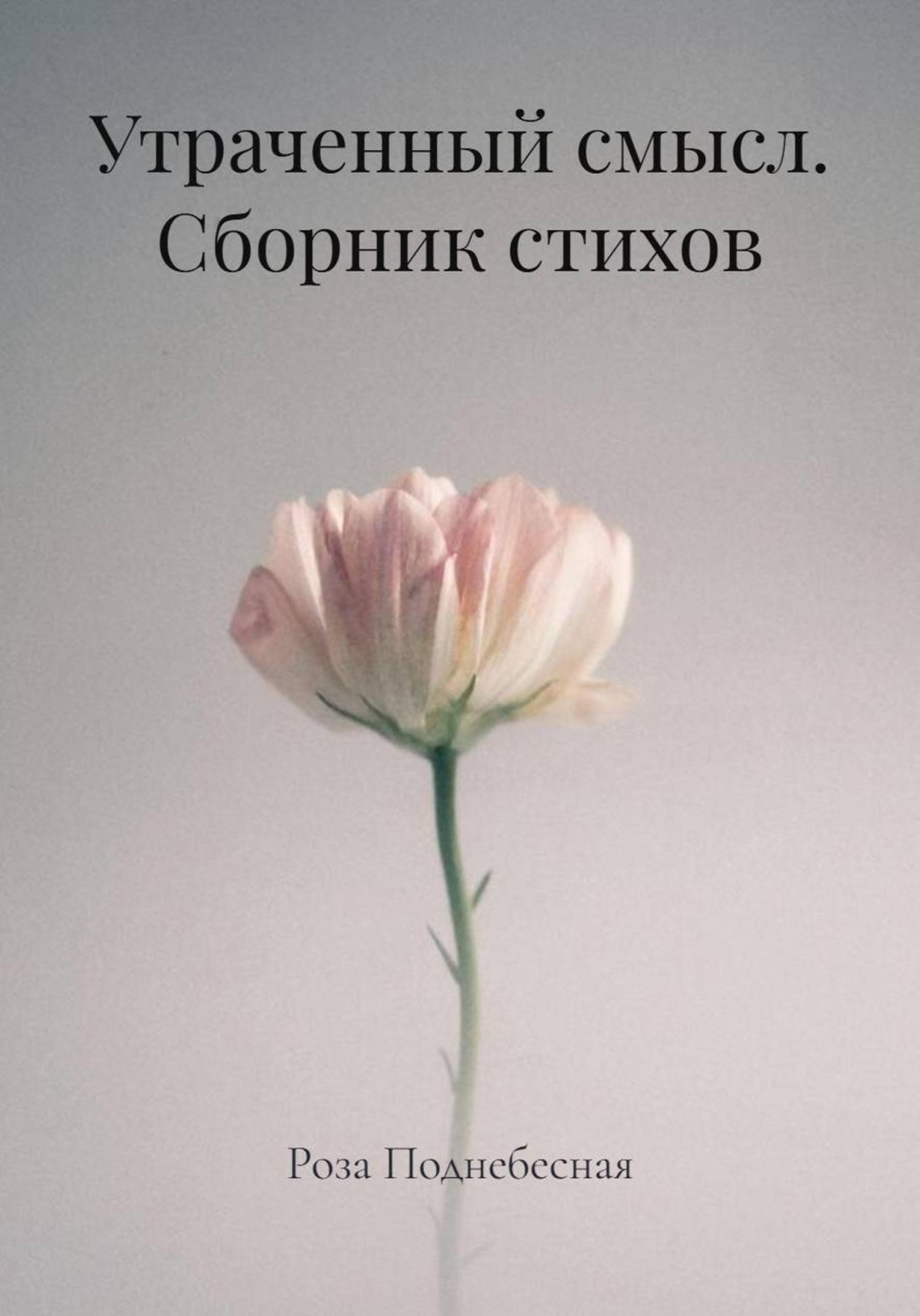 Обложка книги «Утраченный смысл. Сборник стихов»