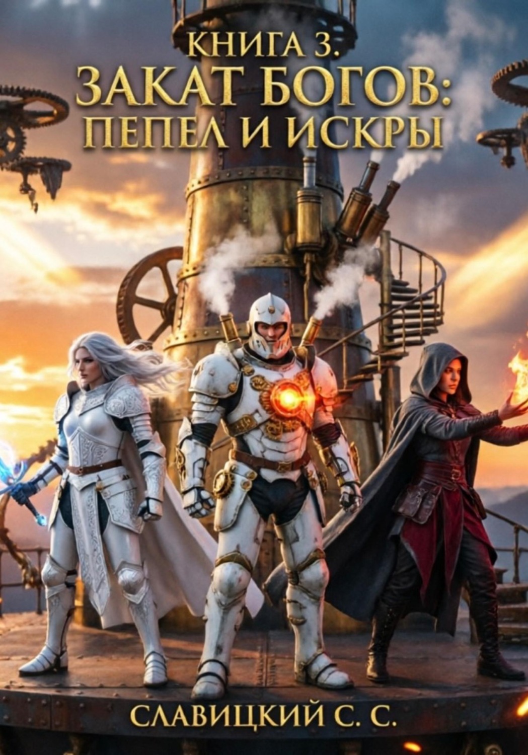 Обложка книги «Книга 3. Закат Богов:пепел и искры!»