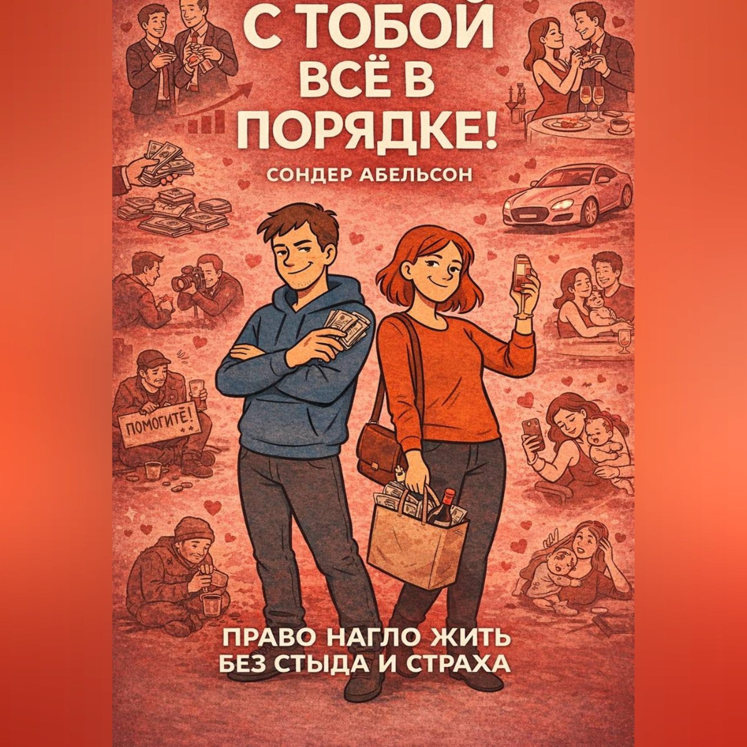 Обложка книги «С ТОБОЙ ВСЁ В ПОРЯДКЕ! Право нагло жить без стыда и страха»