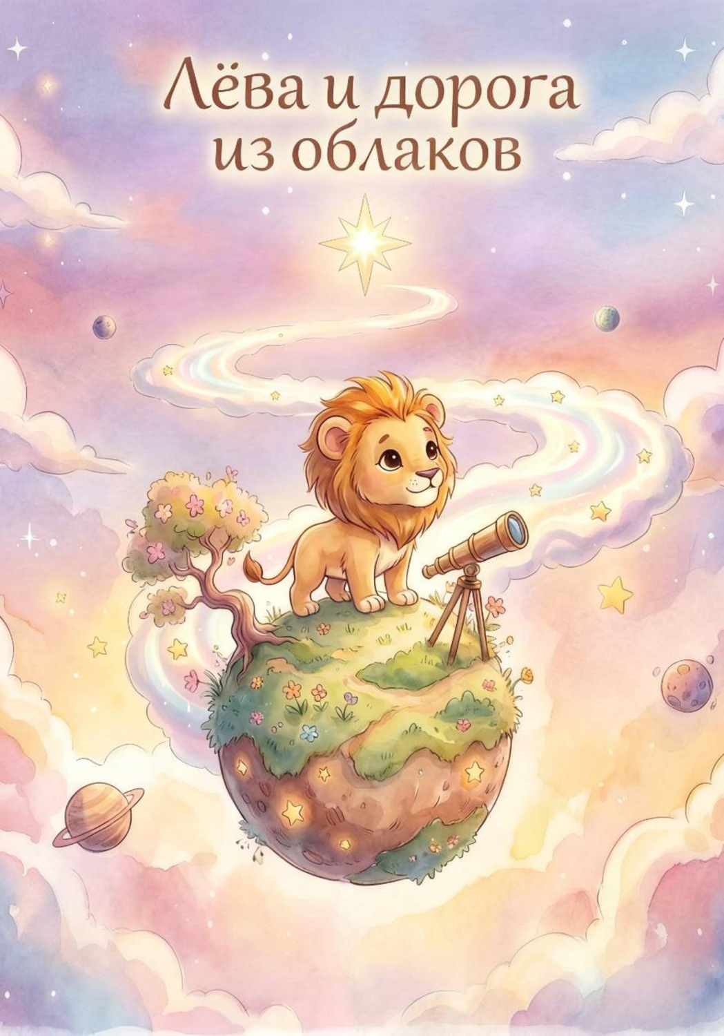 Обложка книги «Лёва и дорога из облаков»
