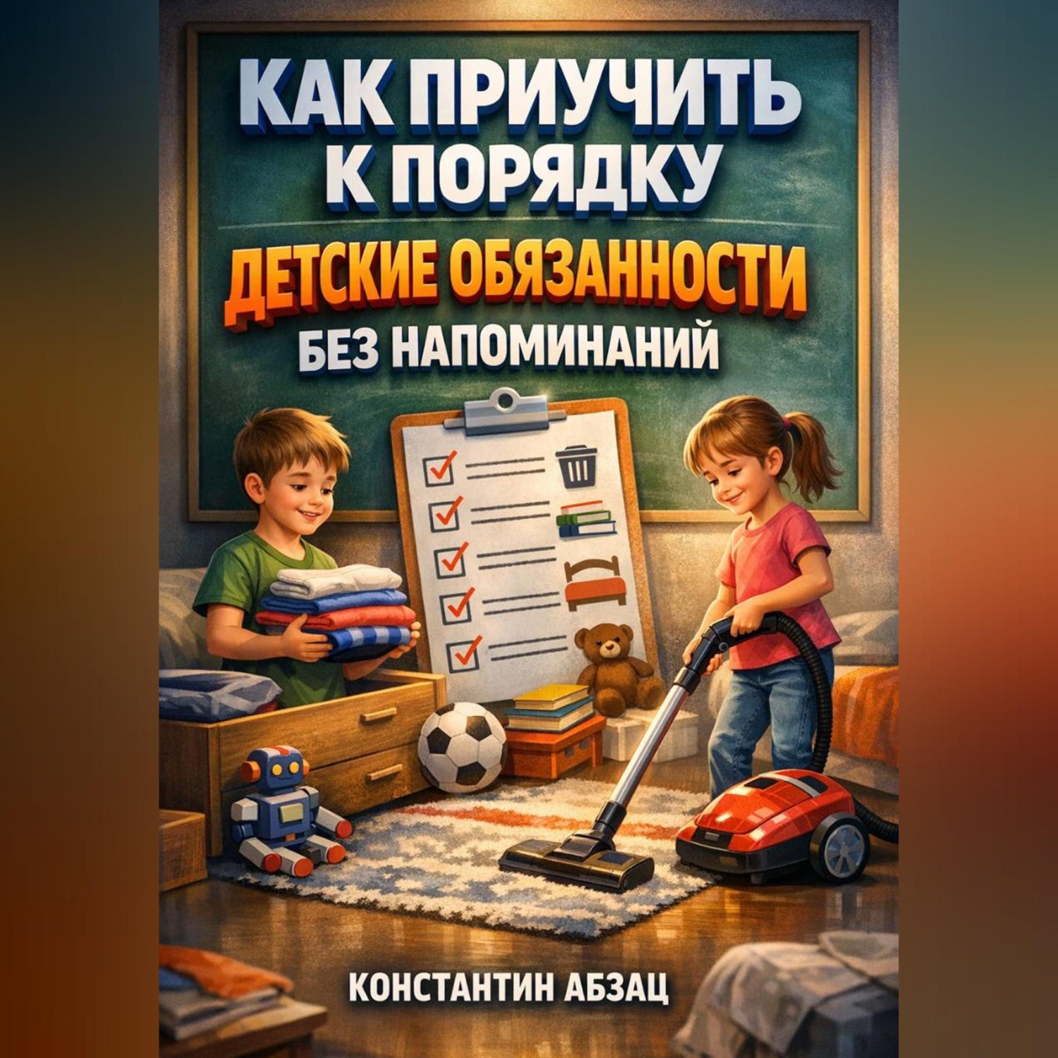 Обложка книги «Как приучить к порядку: детские обязанности без напоминаний»