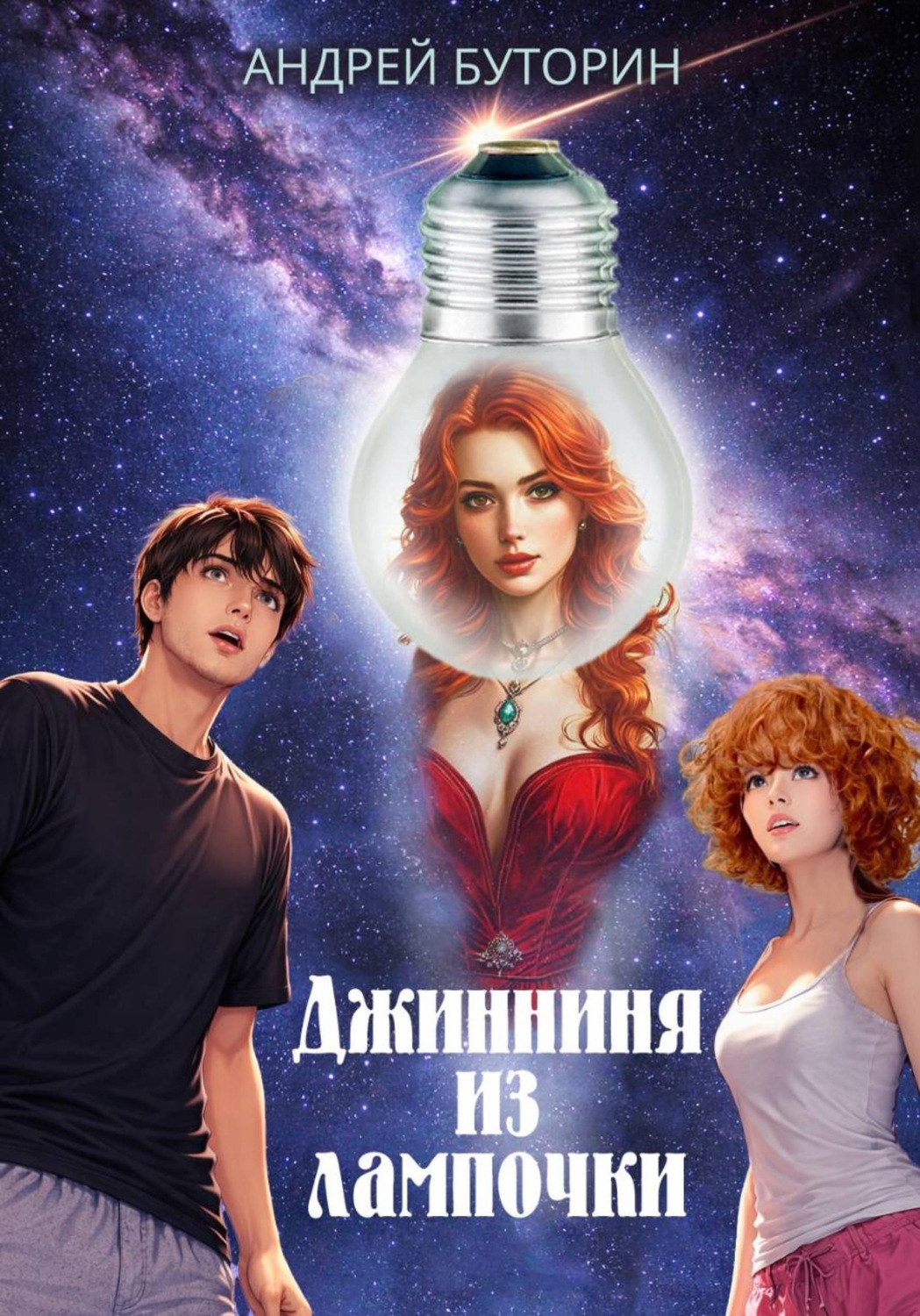 Обложка книги «Джинниня из лампочки»