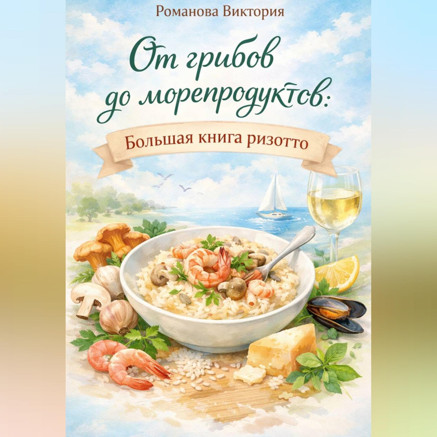 Обложка книги «От грибов до морепродуктов: большая книга ризотто»