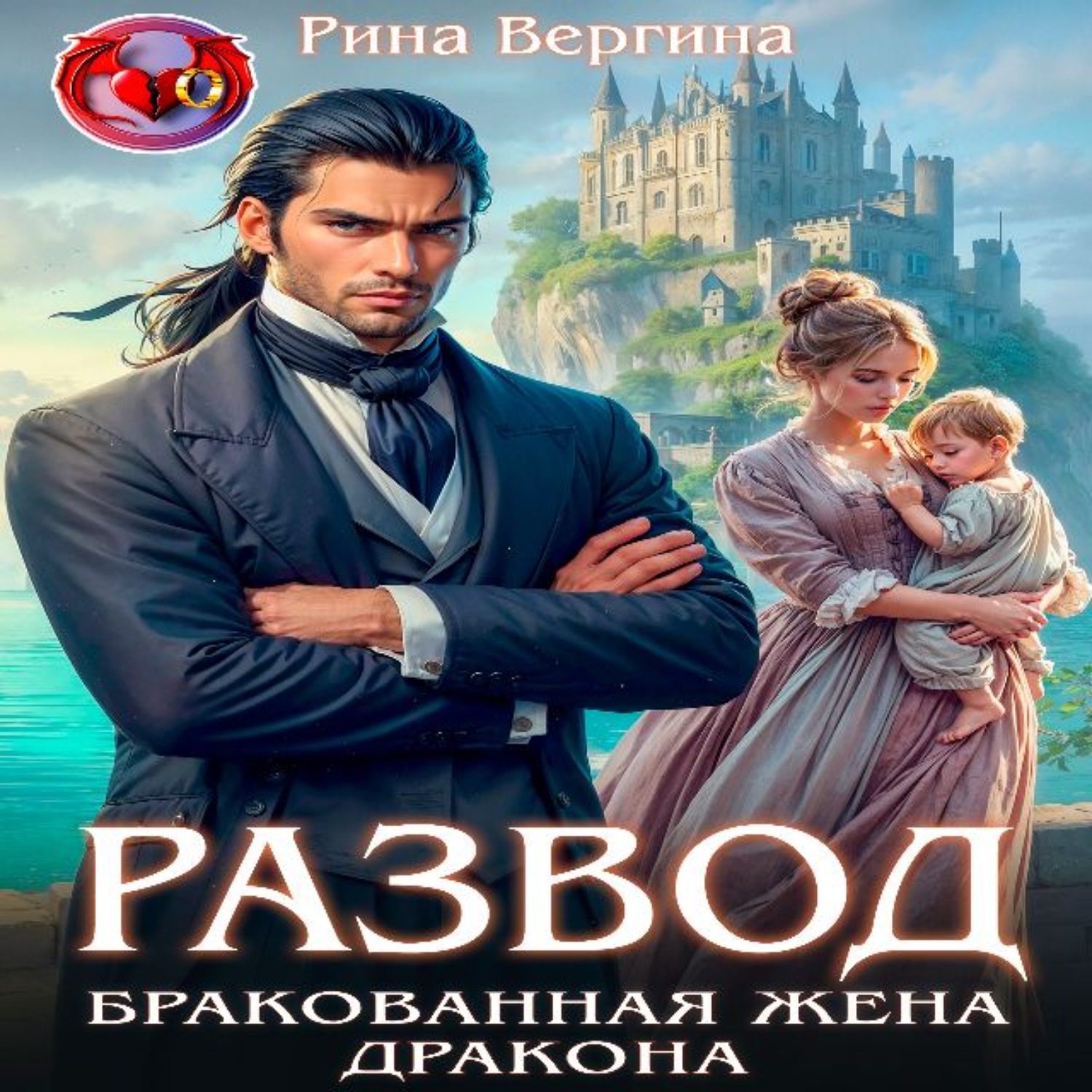 Обложка книги «Развод. Бракованная жена дракона»
