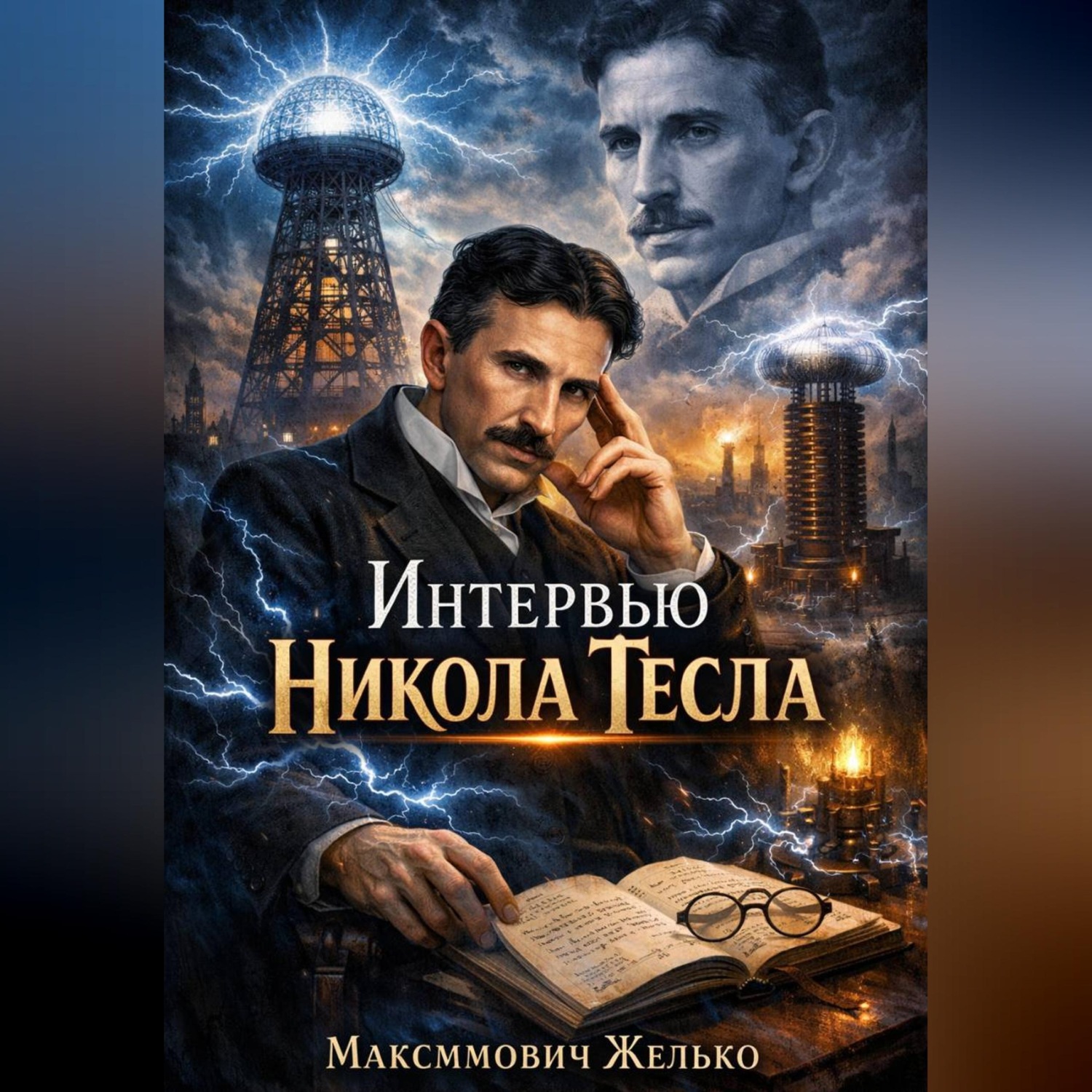 Обложка книги «Интервью, Никола Тесла»