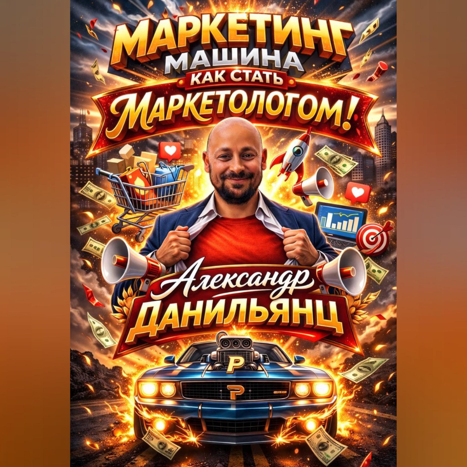 Обложка книги «Маркетинг машина или как стать маркетологом!»