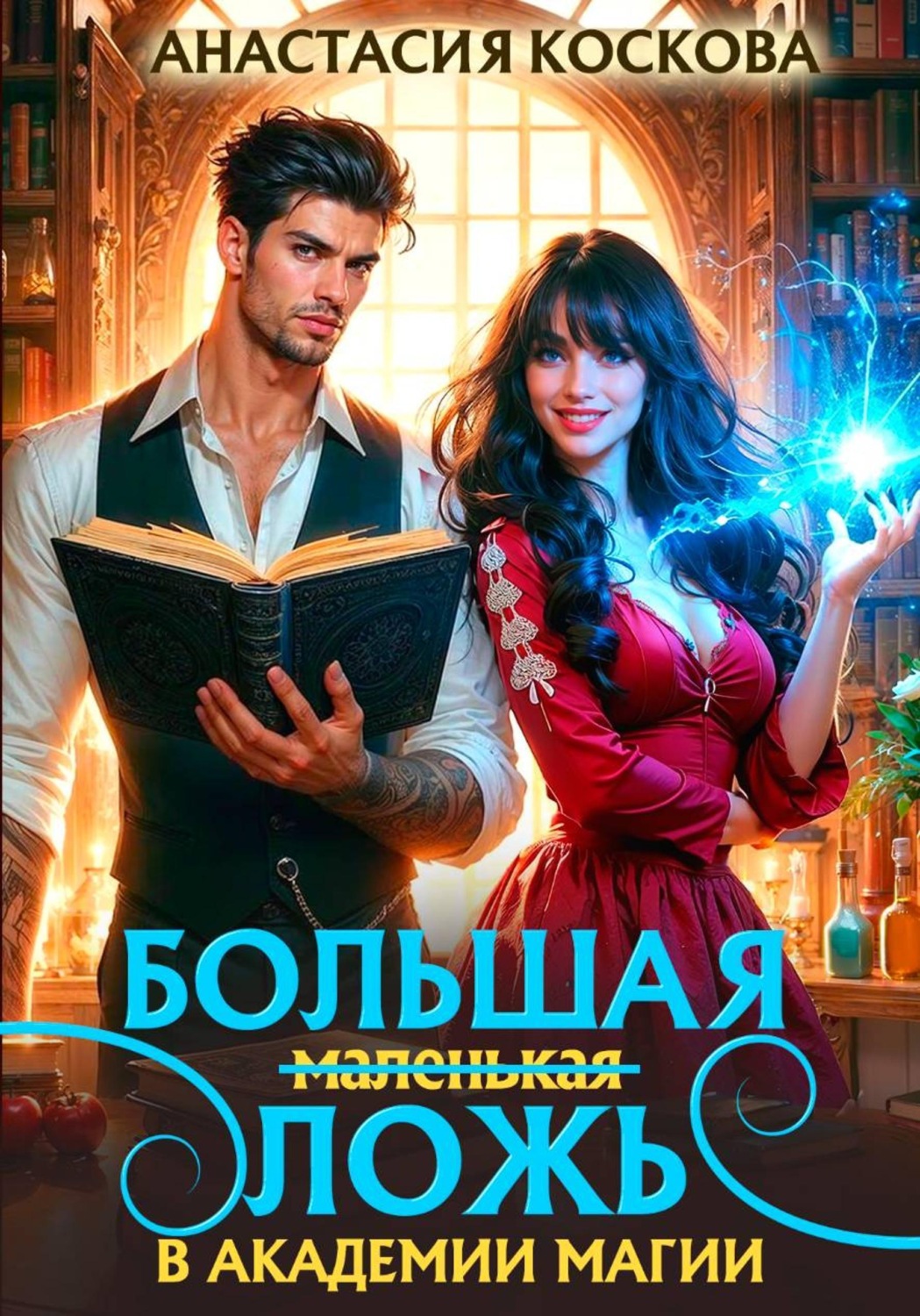 Обложка книги «Большая (маленькая) ложь в Академии магии»