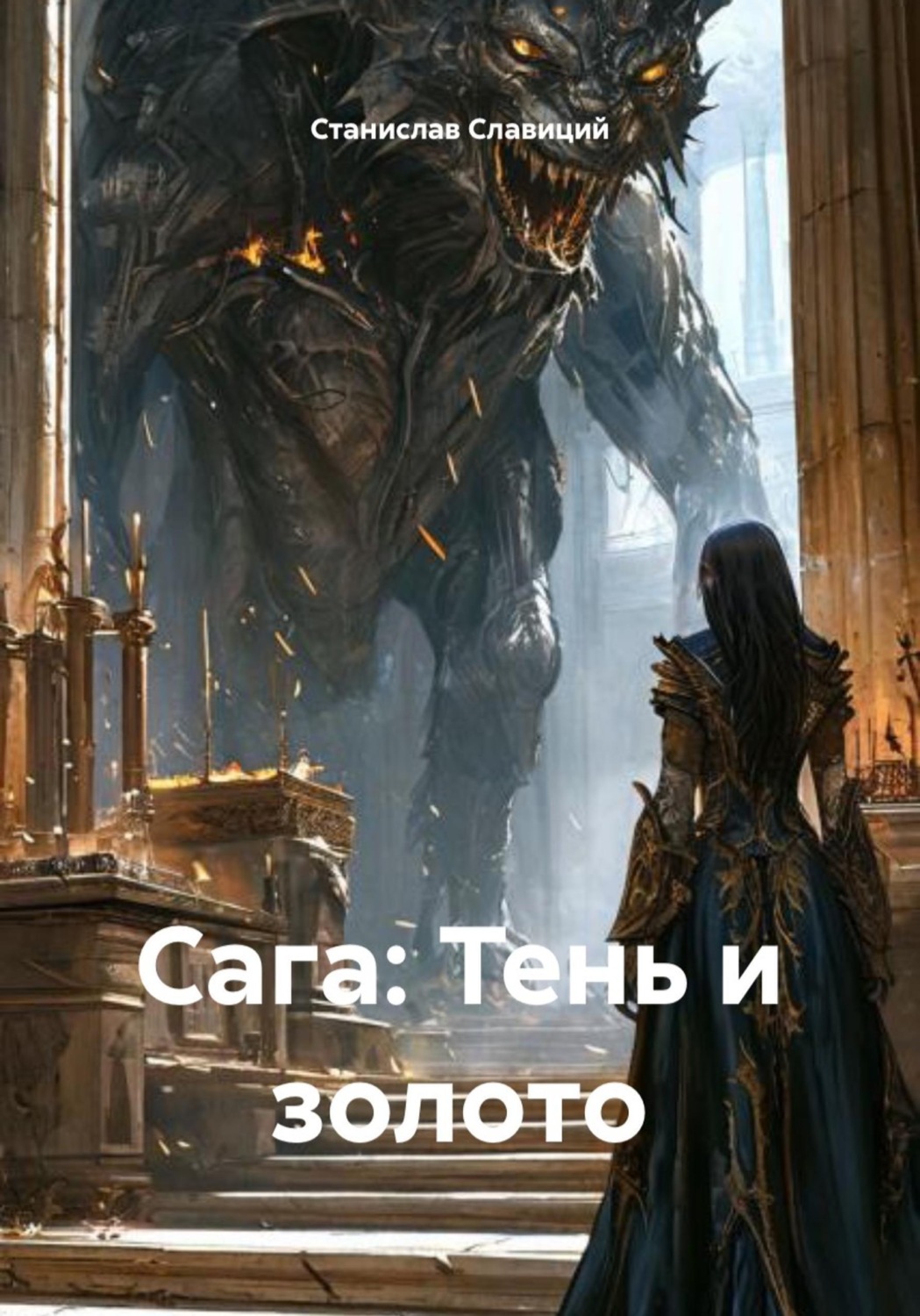 Обложка книги «Сага: Тень и золото»