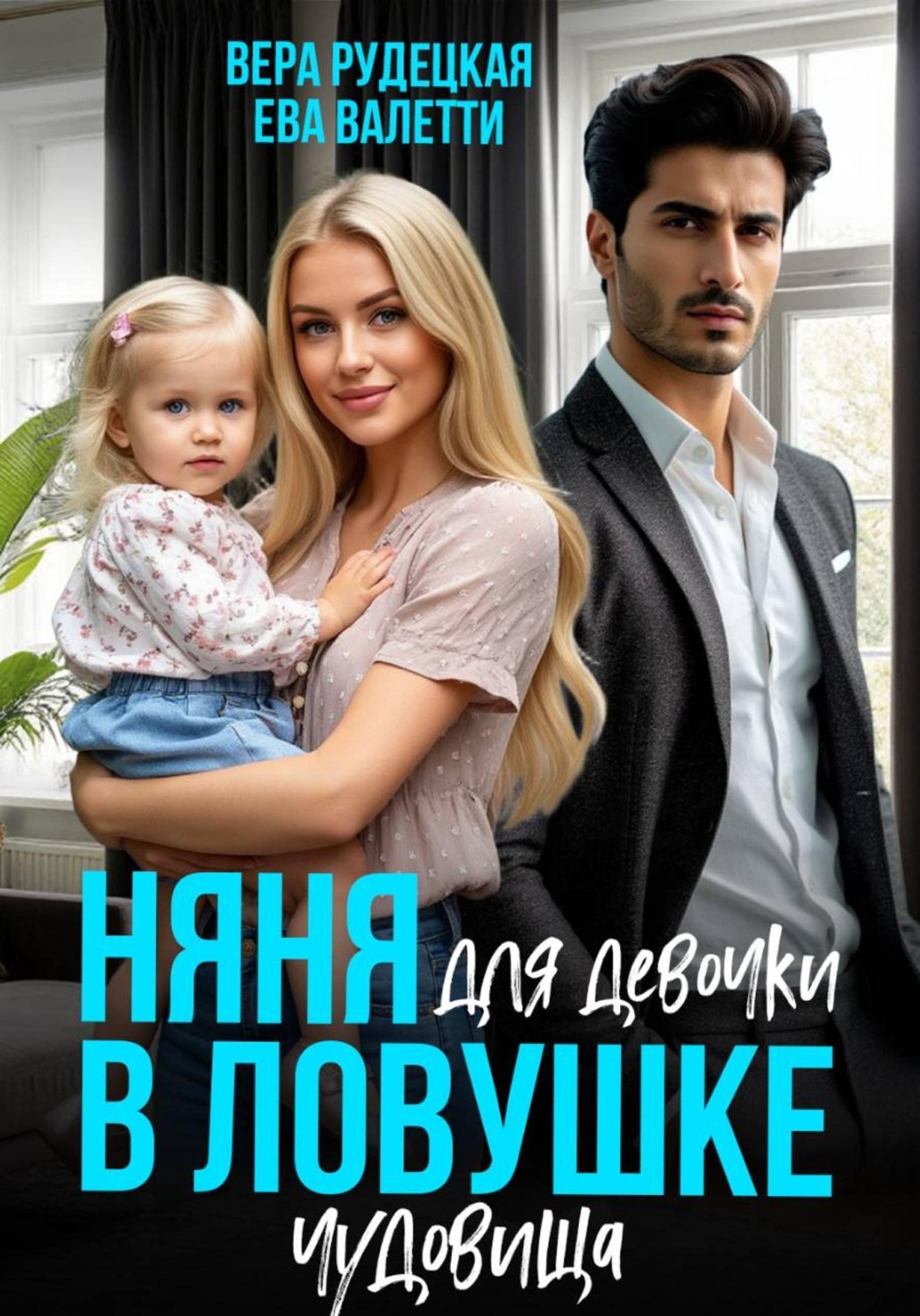 Обложка книги «Няня для девочки в ловушке чудовища»