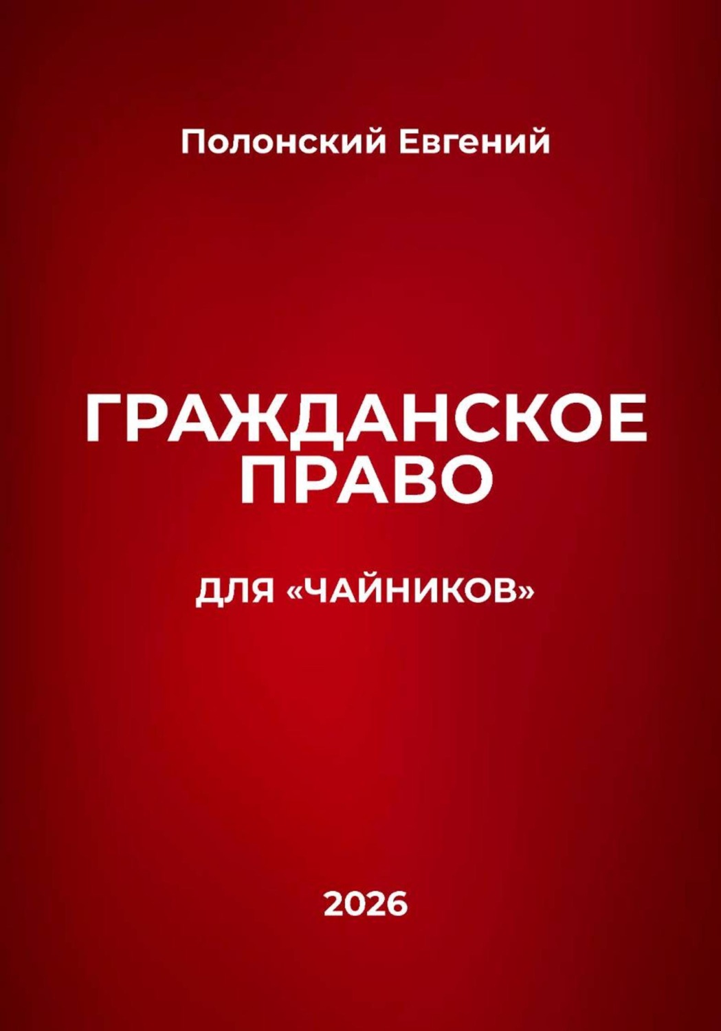 Обложка книги «Гражданское право для "чайников"»