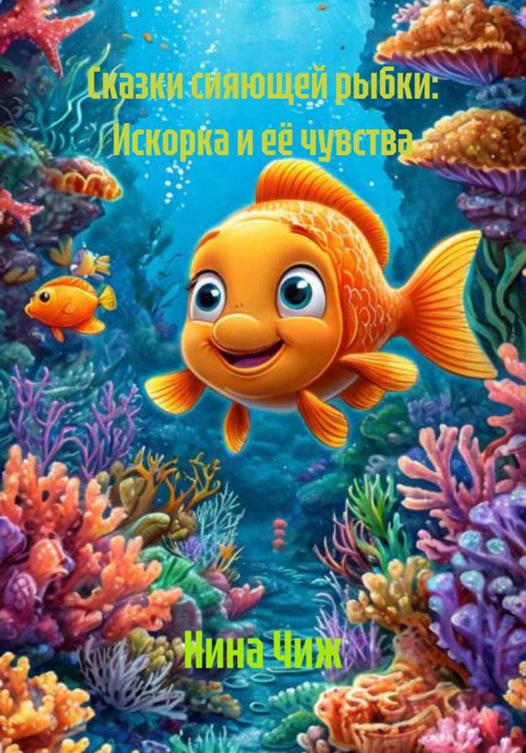 Обложка книги «Сказки сияющей рыбки: Искорка и её чувства»