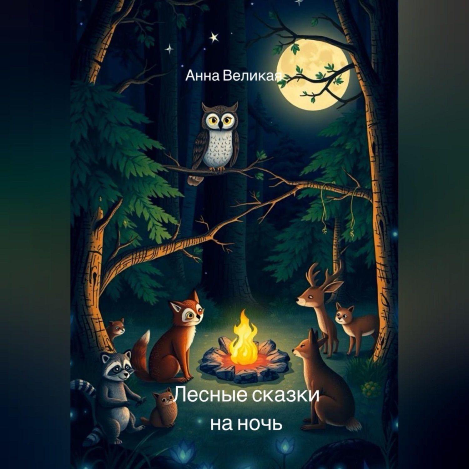 Обложка книги «Лесные сказки на ночь»