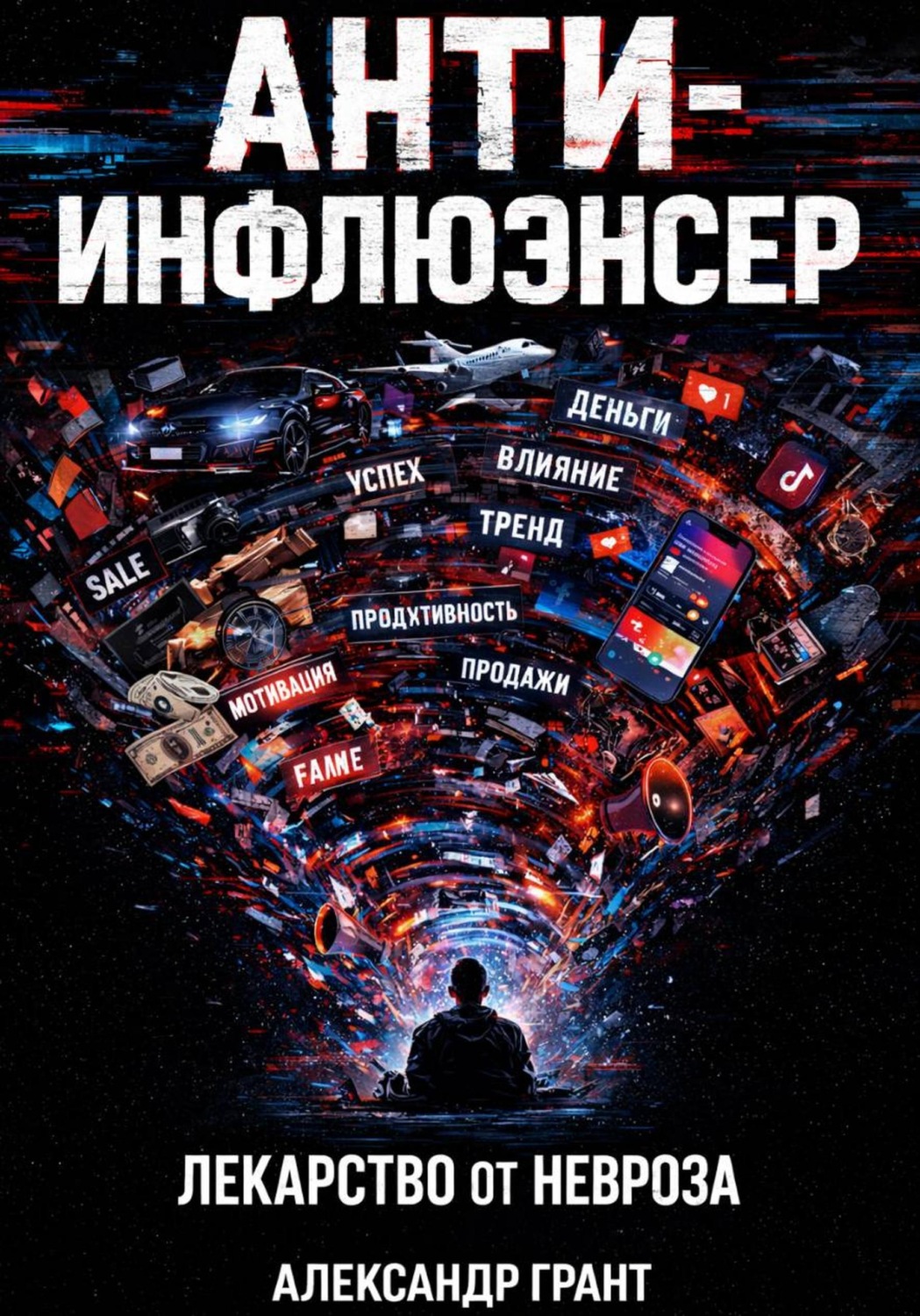 Обложка книги «Анти инфлюэнсер. Лекарство от невроза»