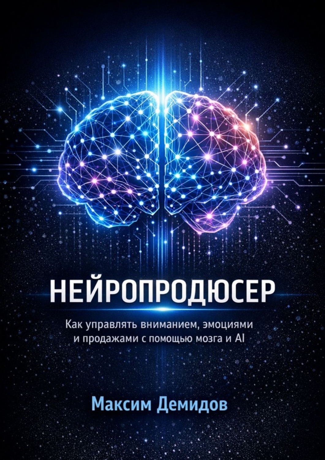 Обложка книги «Нейропродюсер. Как управлять вниманием, эмоциями и продажами с помощью мозга и AI»