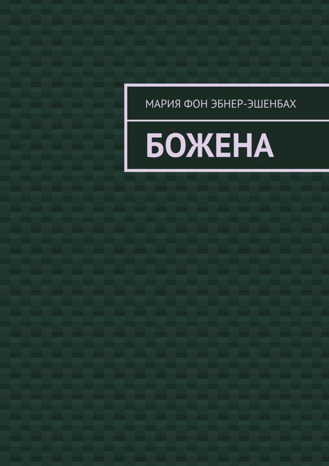 Обложка книги «Божена»