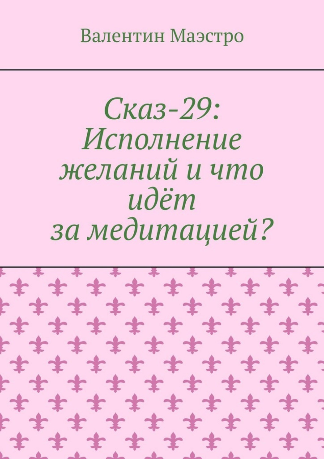 Обложка книги «Сказ-29: Исполнение желаний и что идёт за медитацией?»
