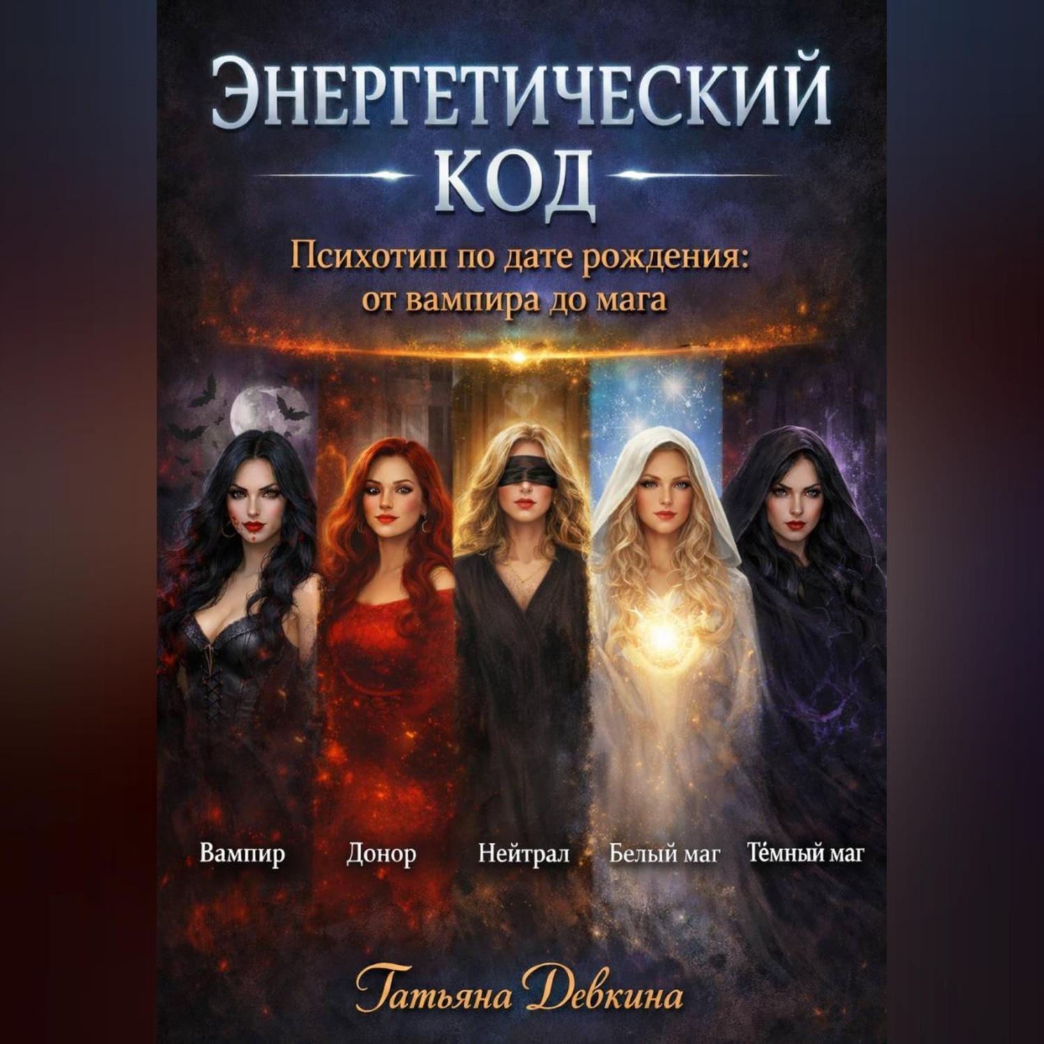 Обложка книги «Энергетический код. Психотип по дате рождения: от вампира до мага»