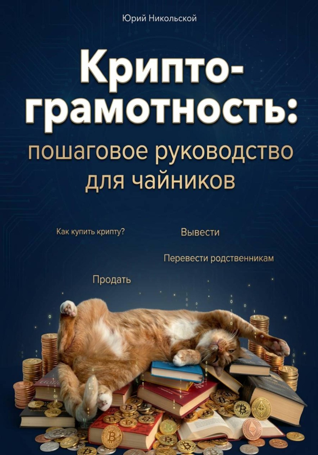 Обложка книги «Криптограмотность: пошаговое руководство, как купить и перевести крипту»
