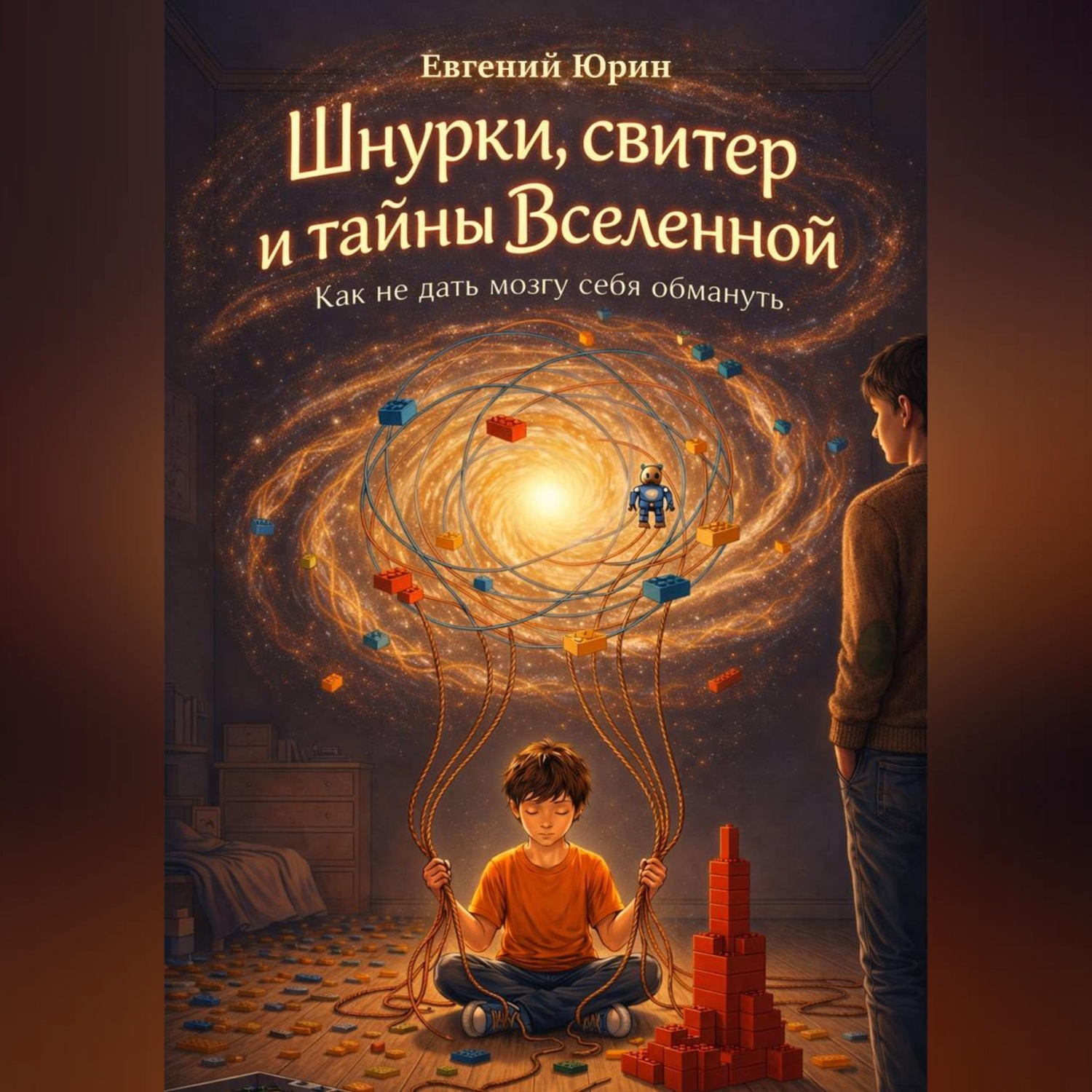 Обложка книги «Шнурки, свитер и тайны Вселенной. Как не дать мозгу себя обмануть.»